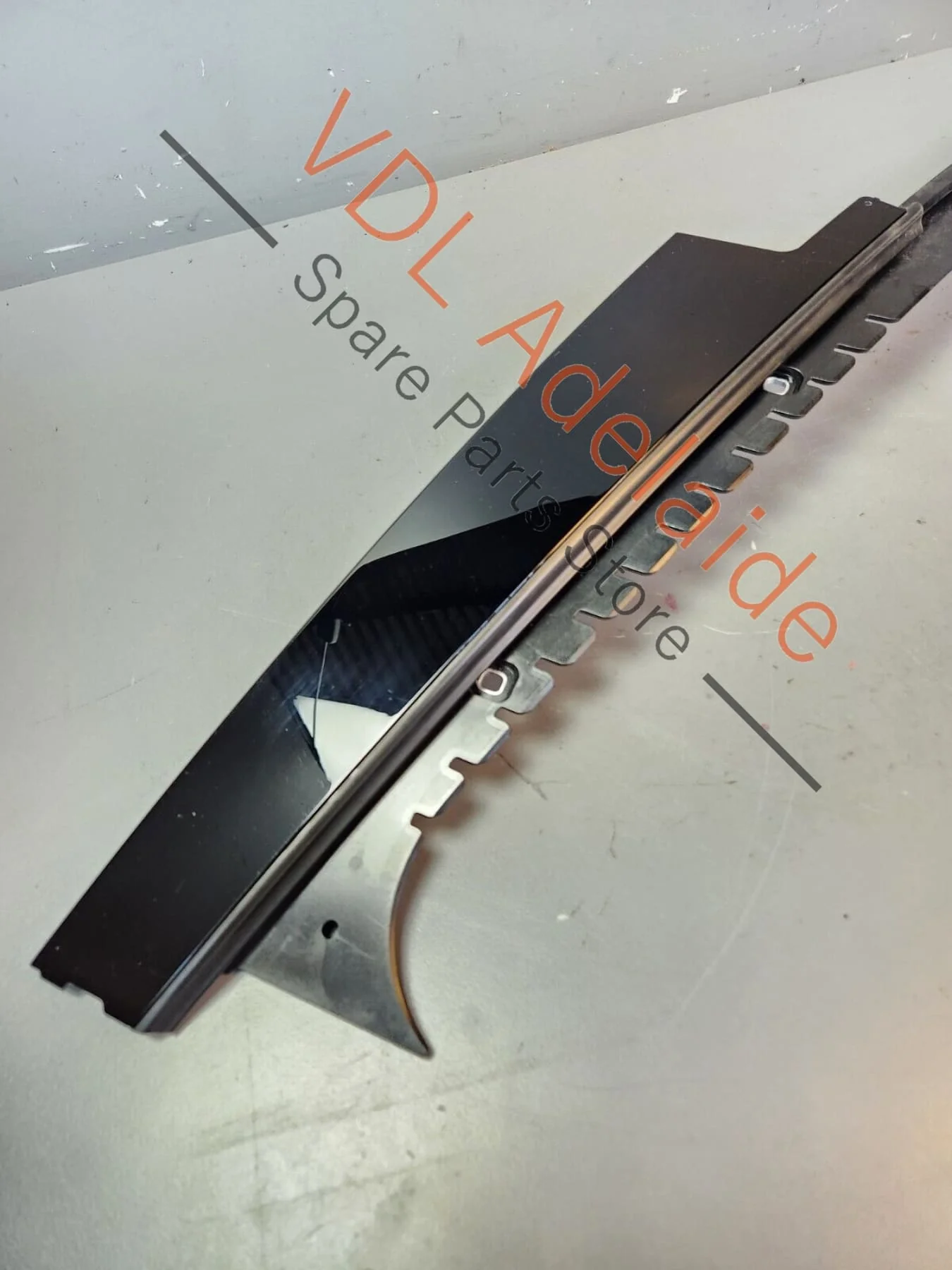 Porsche Panamera 971 Left Front Door Exterior B Pillar Trim Gloss 971853183 - Image 2