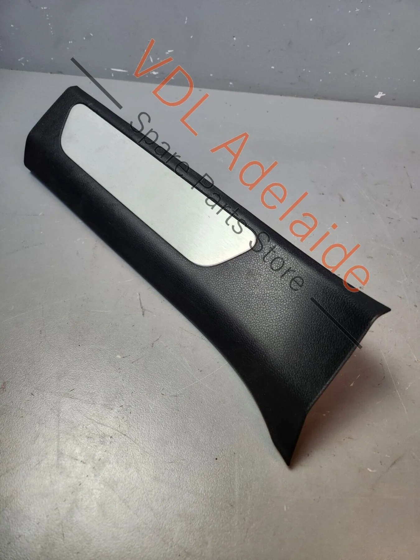 Porsche Panamera 971 Rear Right Door Tread Trim Sill Trim Strip Brushed Alloy