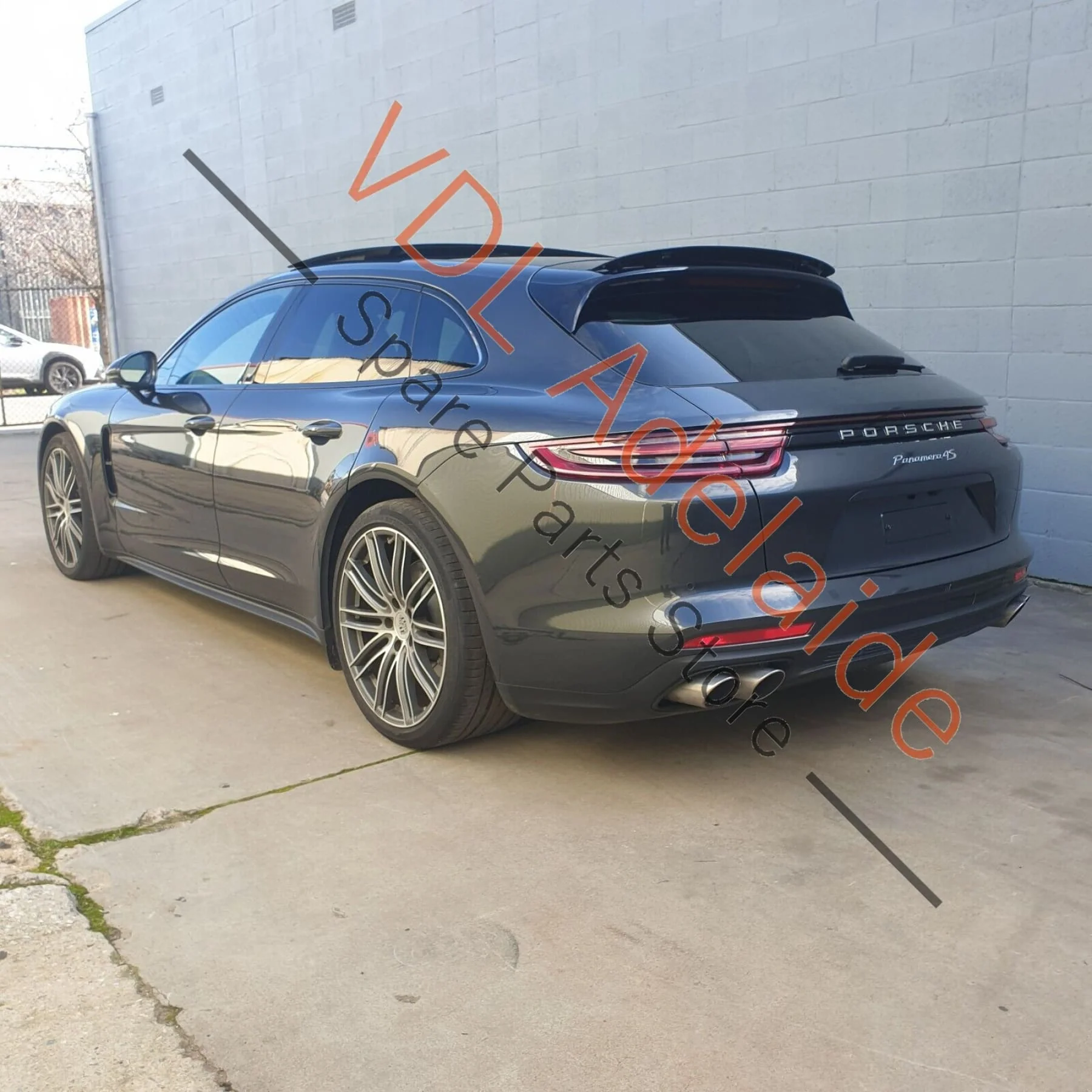 Porsche Panamera Turismo 971 Rear Right Door Quarter Window Privacy Glass Tinted - Image 4
