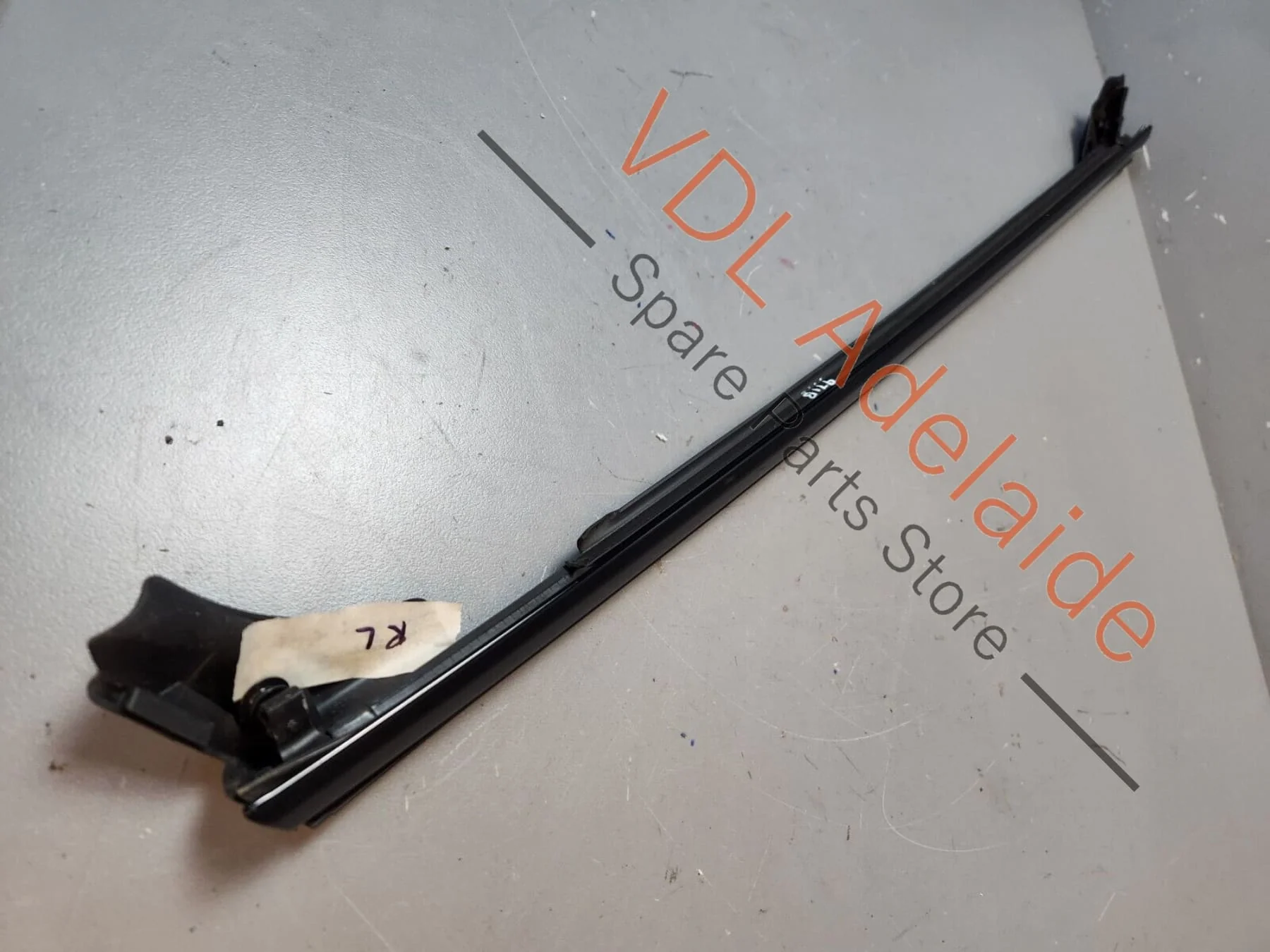 Porsche Panamera 971 Rear Left Door Upper Exterior Seal with Gloss Black Trim - Image 3
