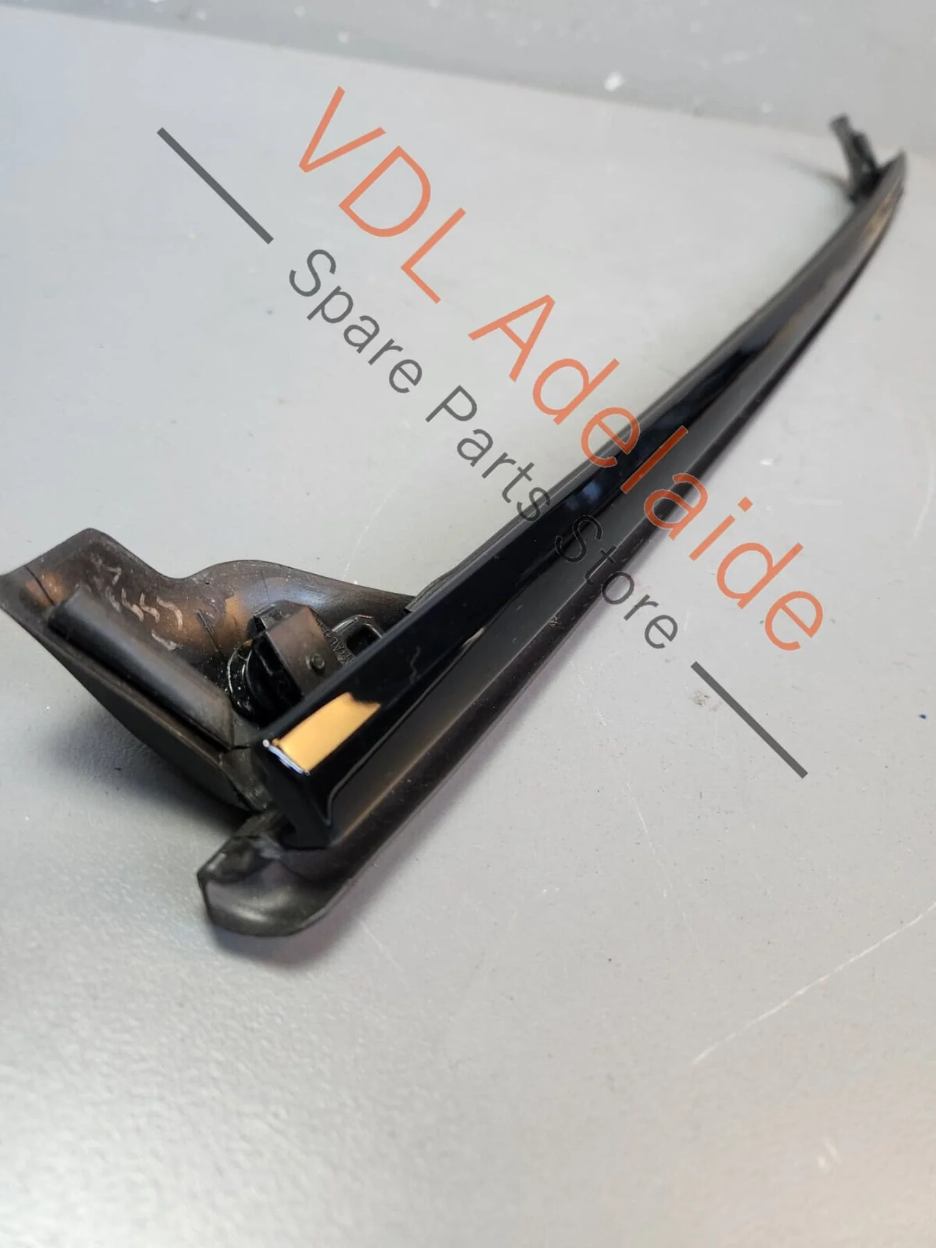 Porsche Panamera 971 Rear Right Door Upper Exterior Seal with Gloss Black Trim - Image 3