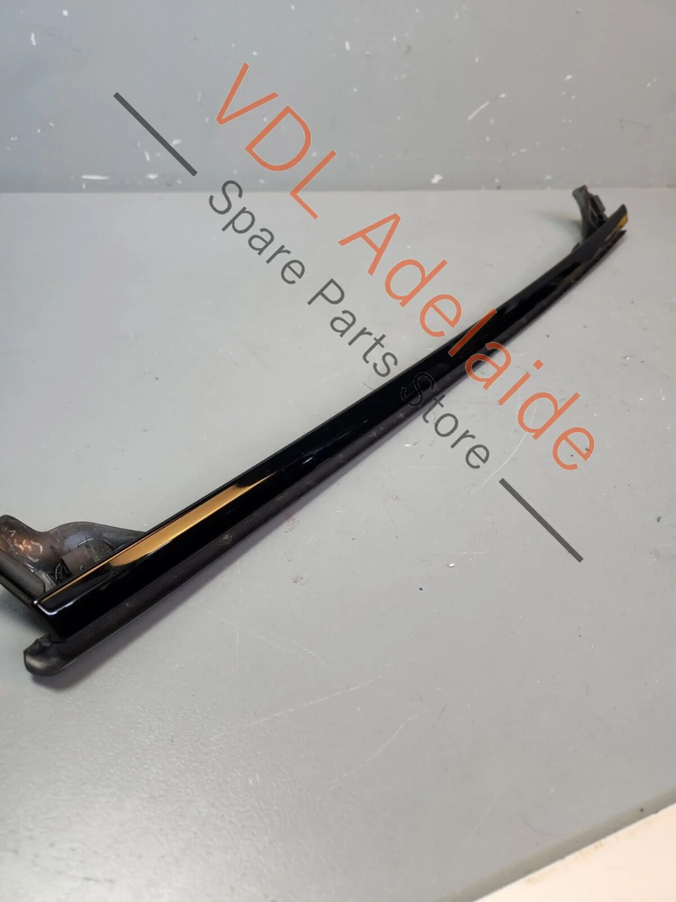 Porsche Panamera 971 Rear Right Door Upper Exterior Seal with Gloss Black Trim - Image 6