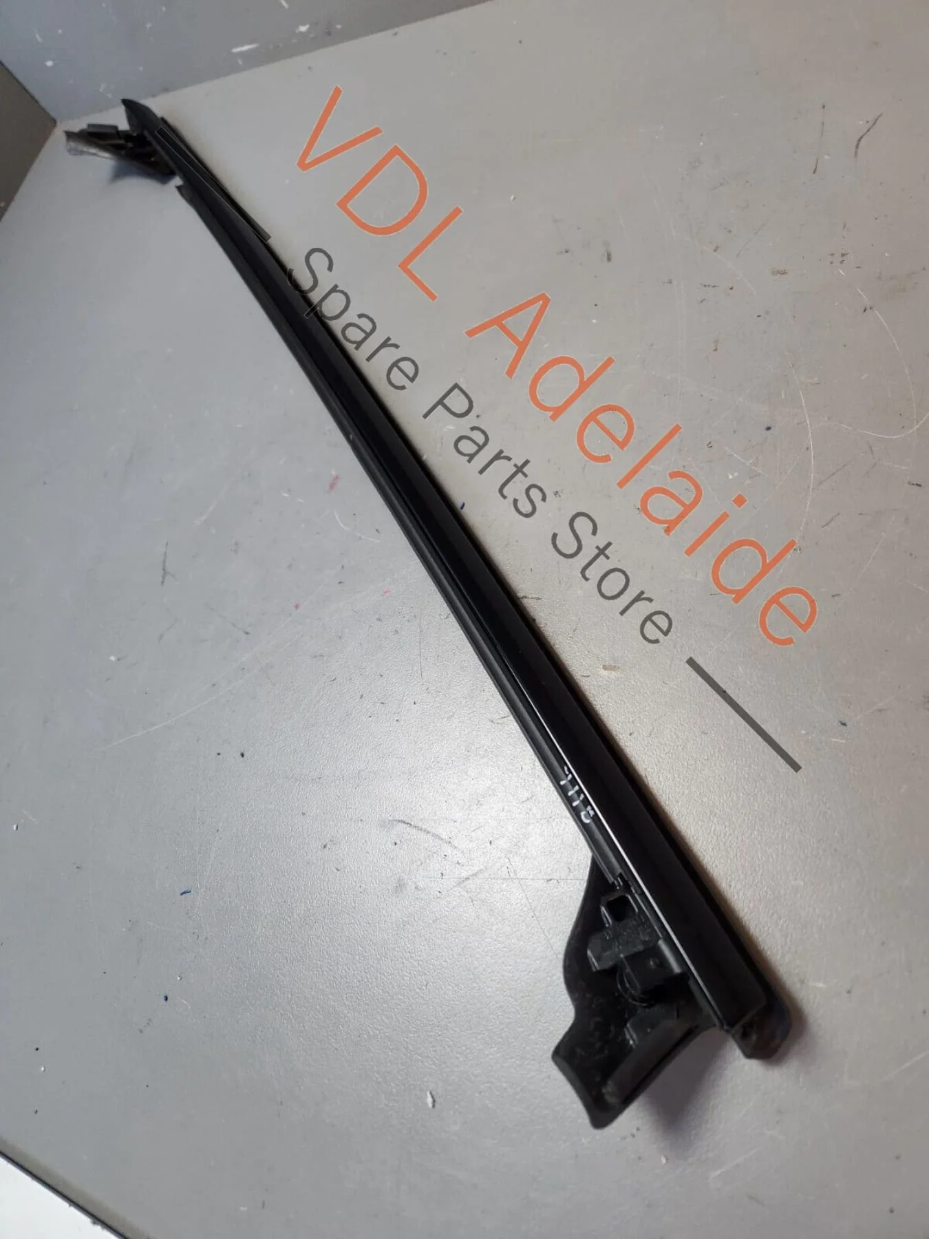 Porsche Panamera 971 Rear Right Door Upper Exterior Seal with Gloss Black Trim - Image 8