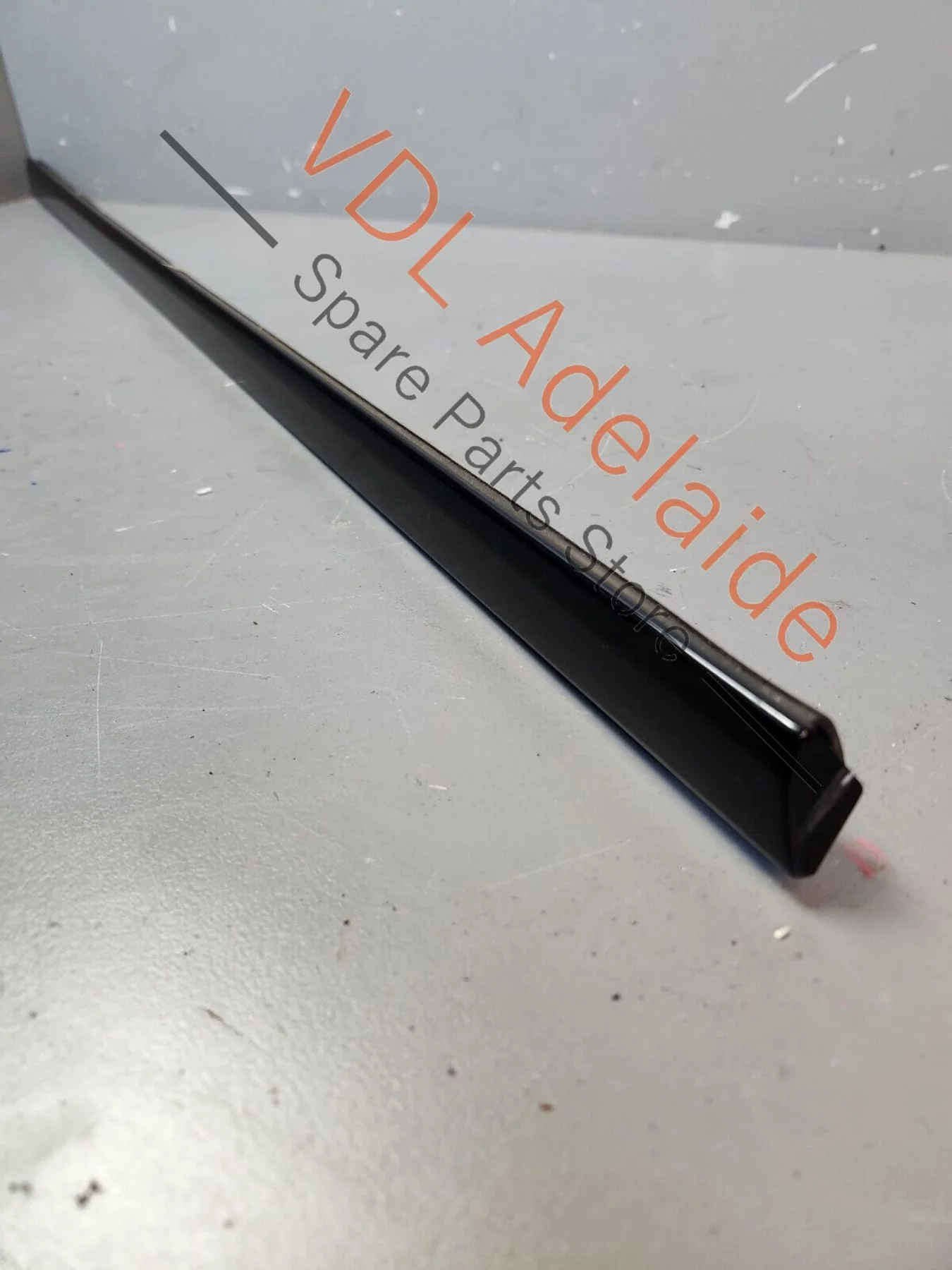Porsche Panamera 971 Rear Right Window Slot Seal Door Exterior Gloss Black - Image 7
