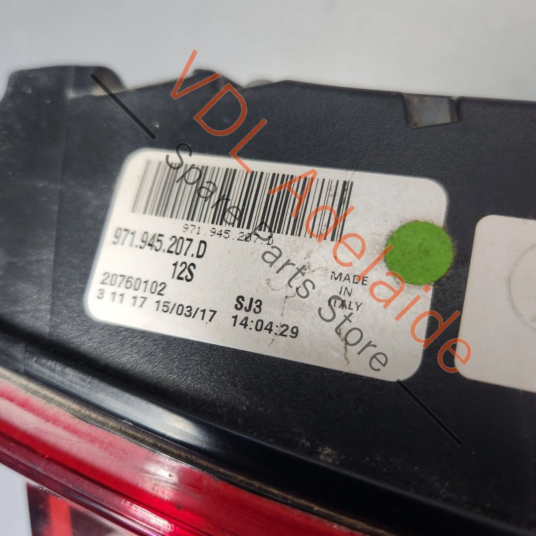 Genuine OEM Porsche Panamera 971 Rear Left Inner LED Tail Light Taillight Lamp - Image 8