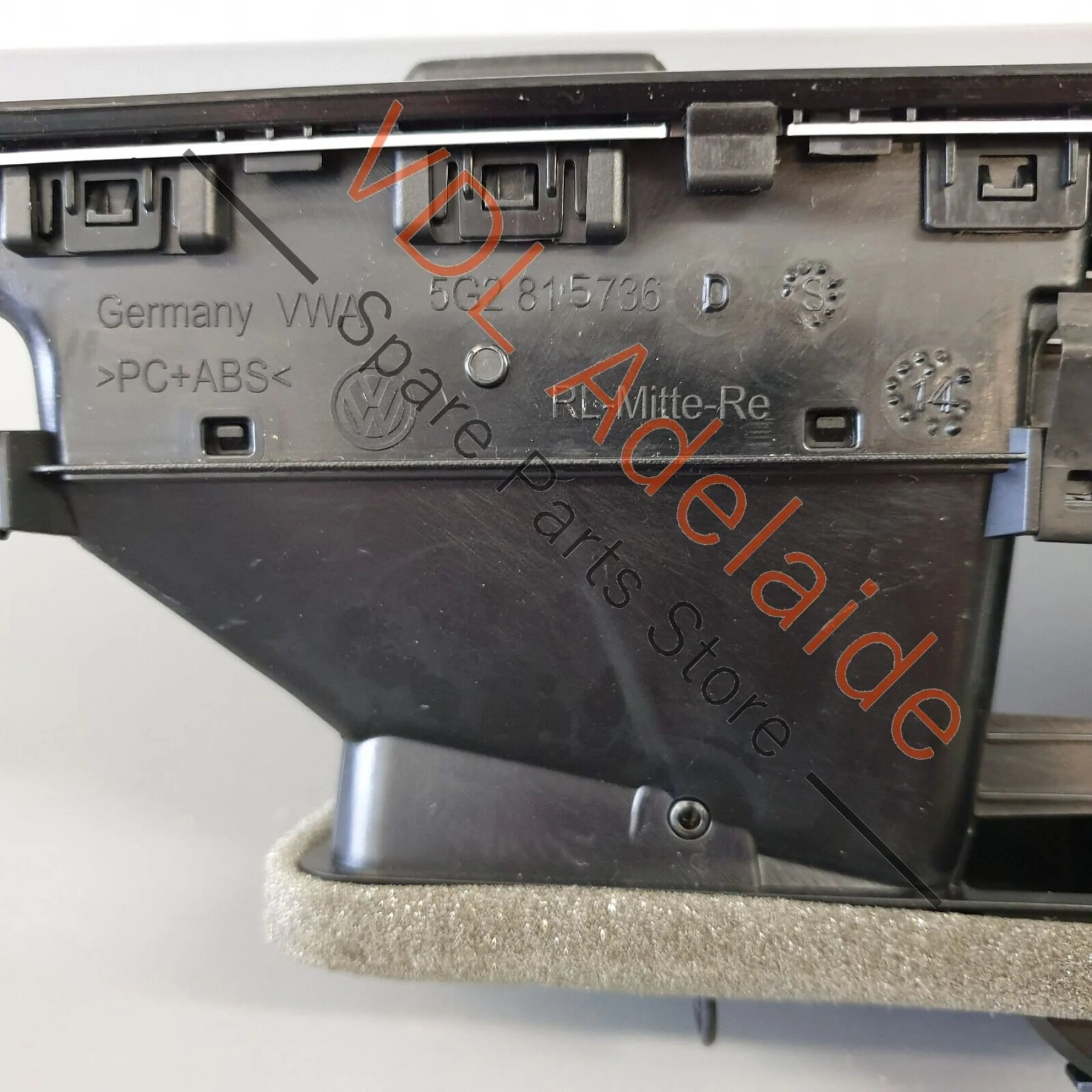 VW Golf GTi GTD Mk7 Centre Middle Double Air AC Dash Vent for RHD 5G2819728AG - Image 10
