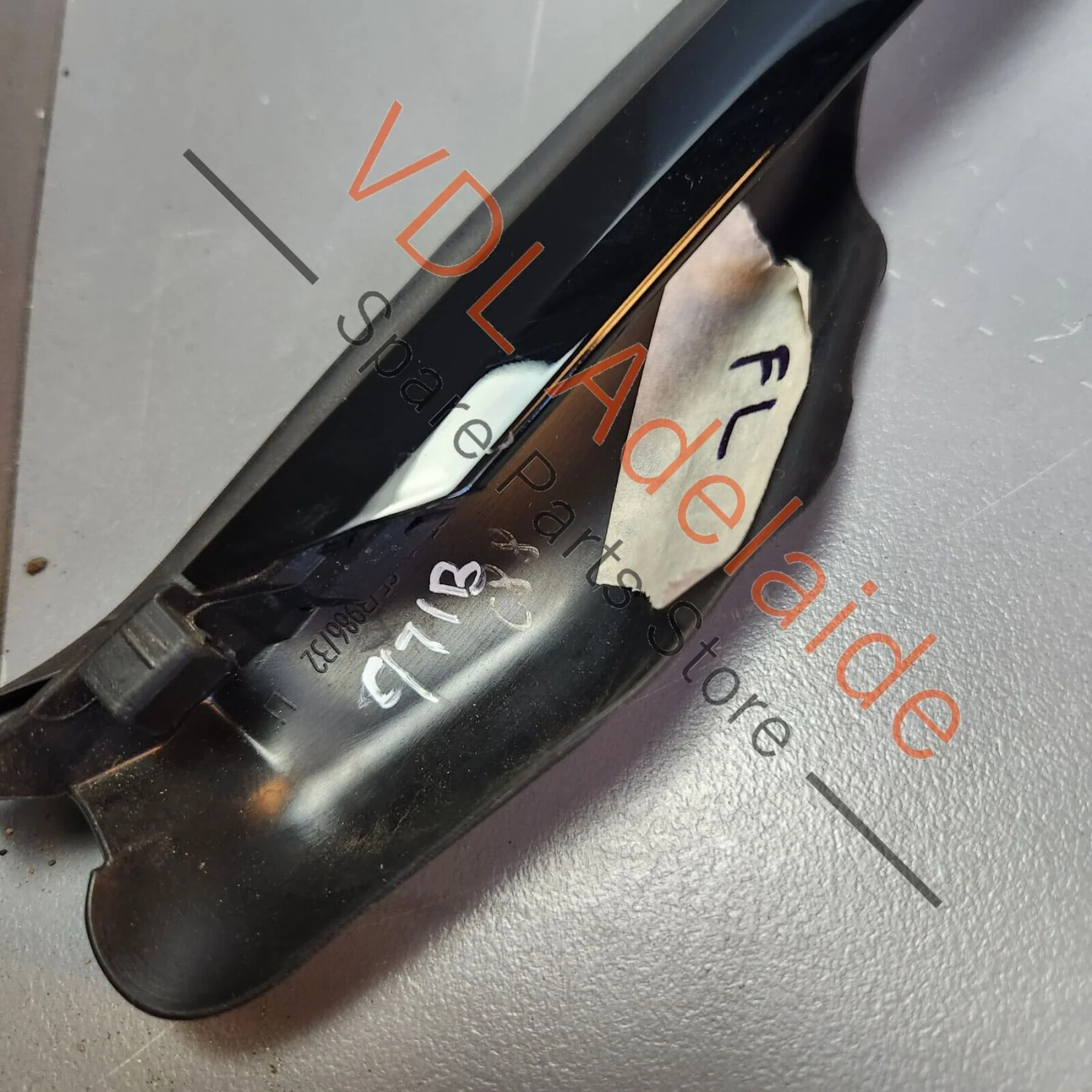 Porsche Panamera 971 Exterior Front Left Door Trim High Gloss Black 971853101E - Image 8