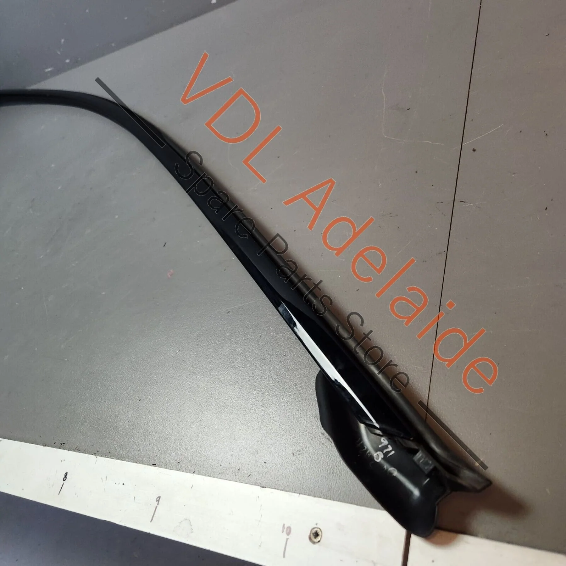 Porsche Panamera 971 Exterior Front Right Door Trim High Gloss Black 971853102E - Image 11