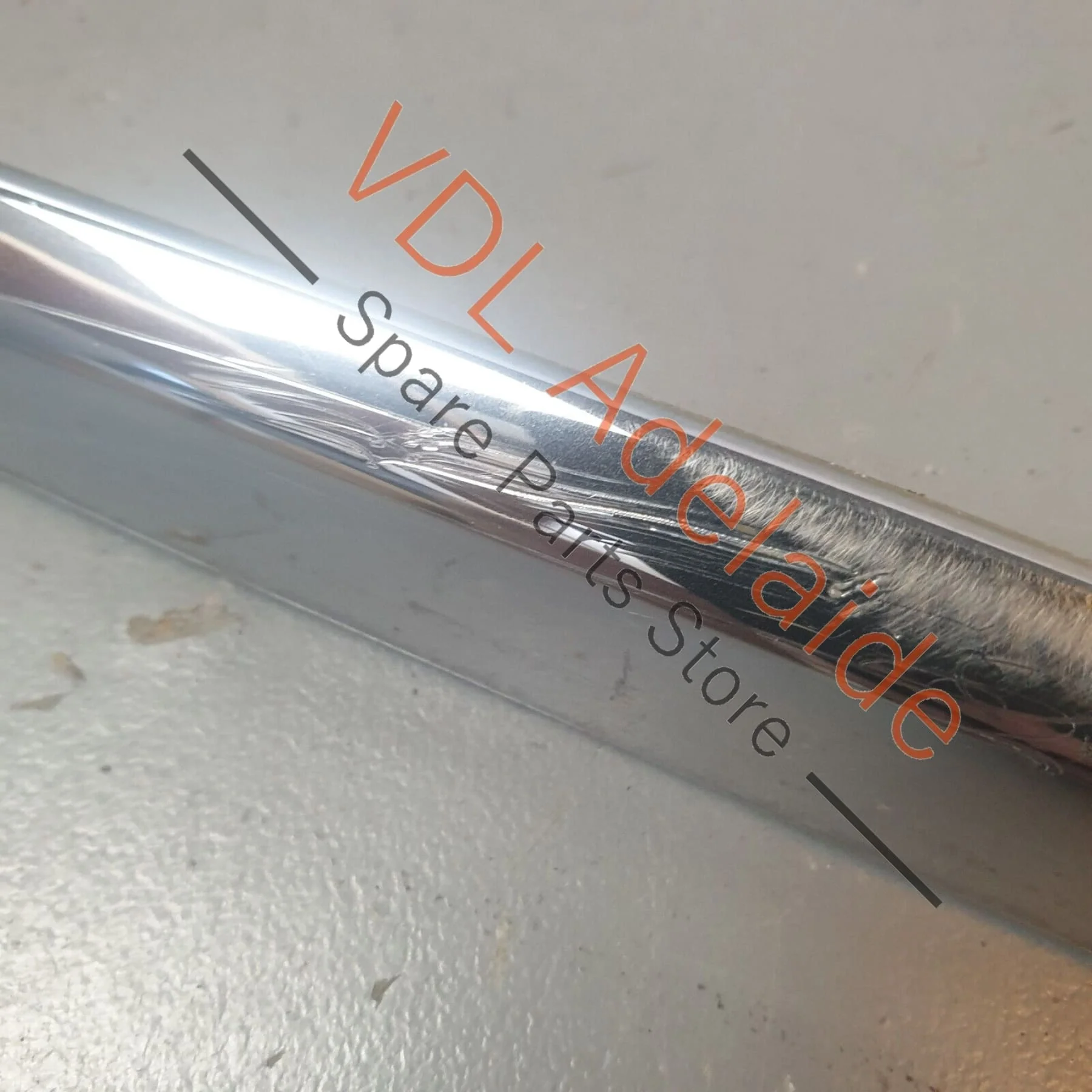 VW R36 Passat 3C B6 Rear Left Door Chrome Protective Cover Strip 3C0853753C - Image 7