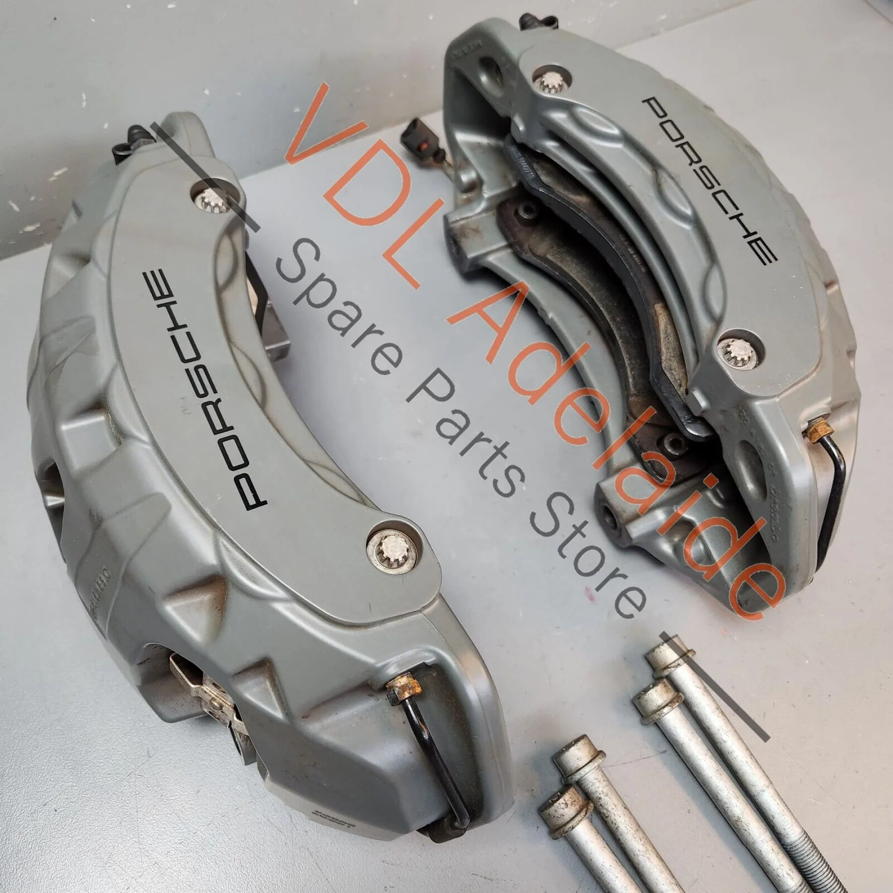 Porsche Panamera 971 Pair of Front Brembo 6 Piston Pot Brake Calipers for 390mm Disc - Image 12