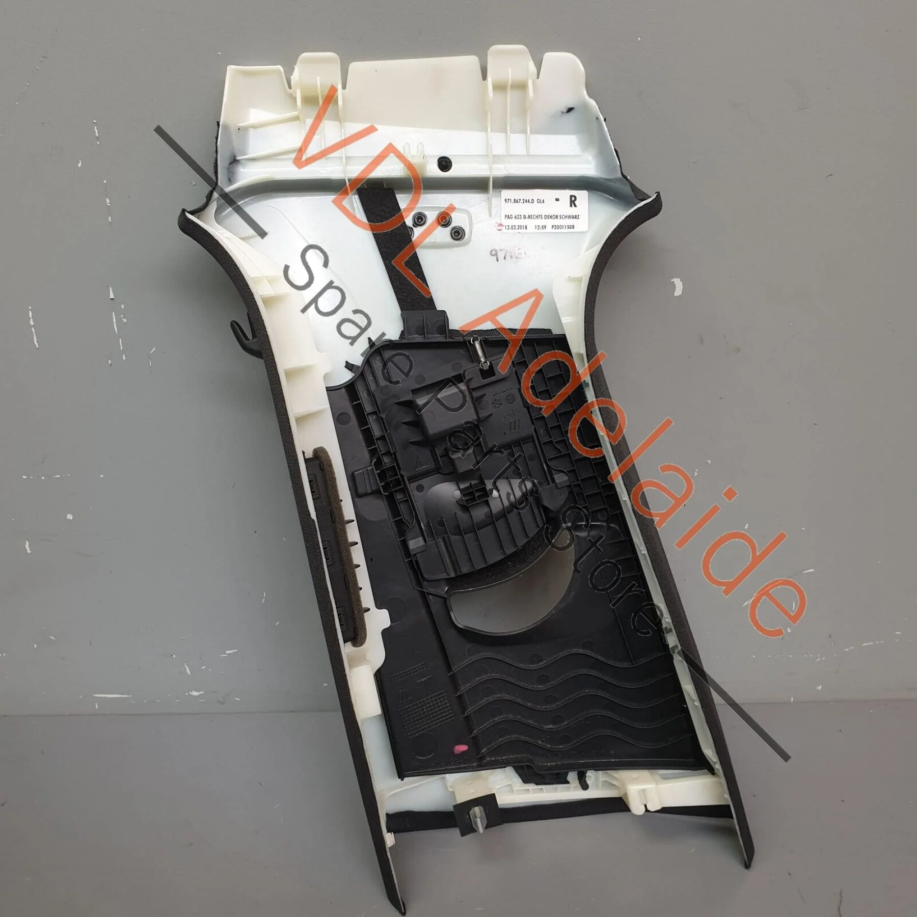 Porsche Panamera 971 Interior Right Upper B-Pillar Fabric Trim 971867244D OL4 - Image 7