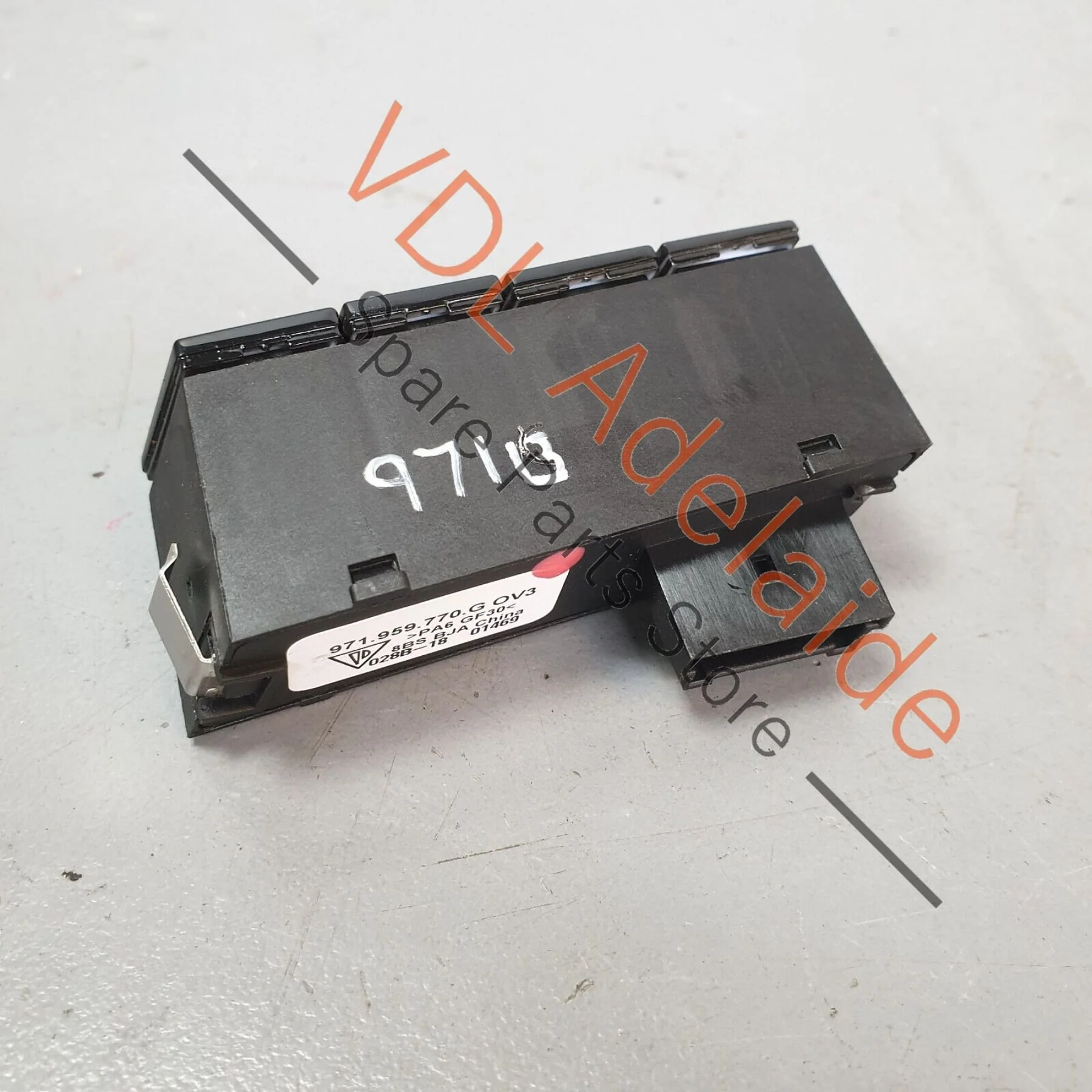 Porsche Panamera 971 Passenger Side Memory Seat Switch High Gloss 971959770G OV3 - Image 6