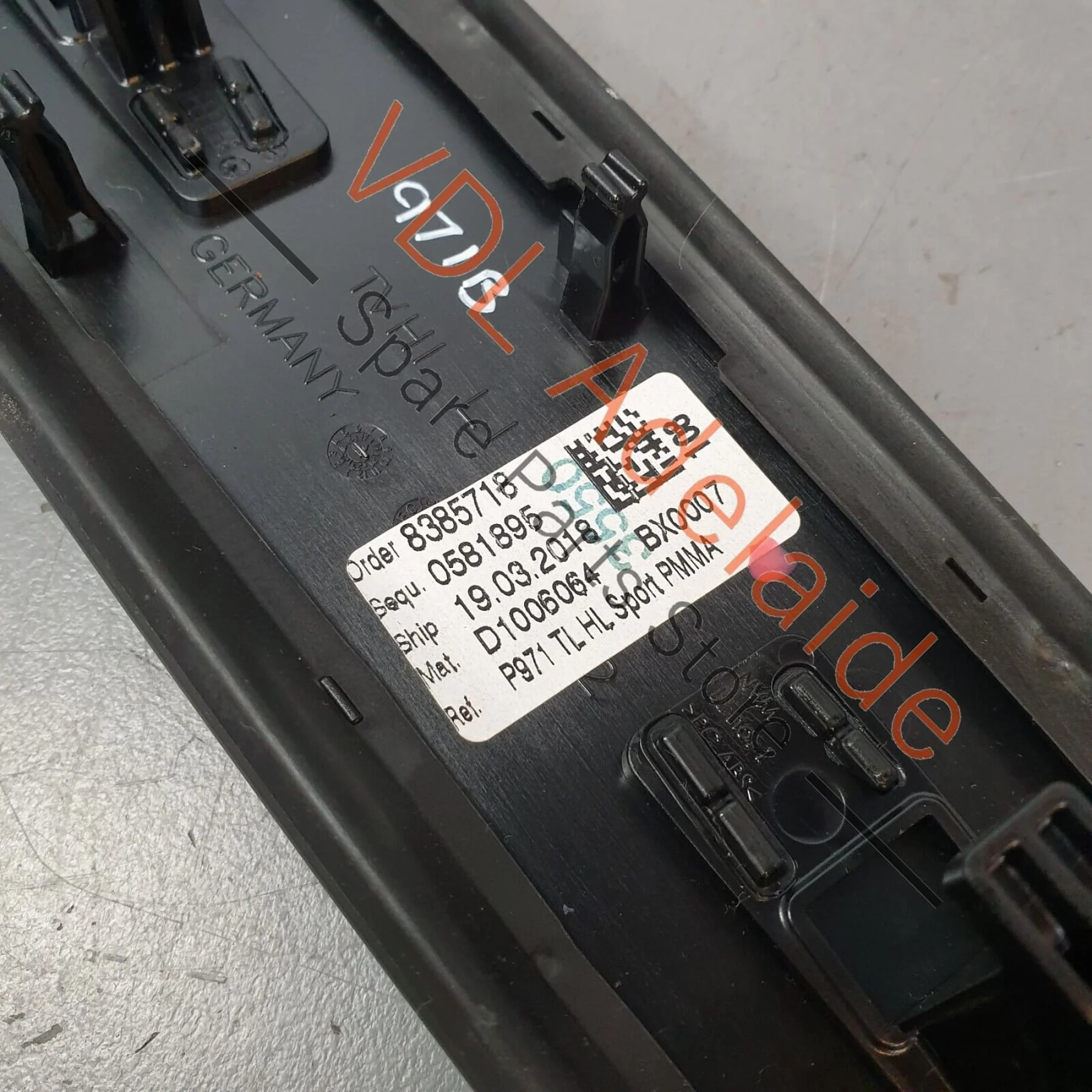 Porsche Panamera 971 Rear Left Door Trim Molding Insert High-Gloss 971867067AB - Image 10