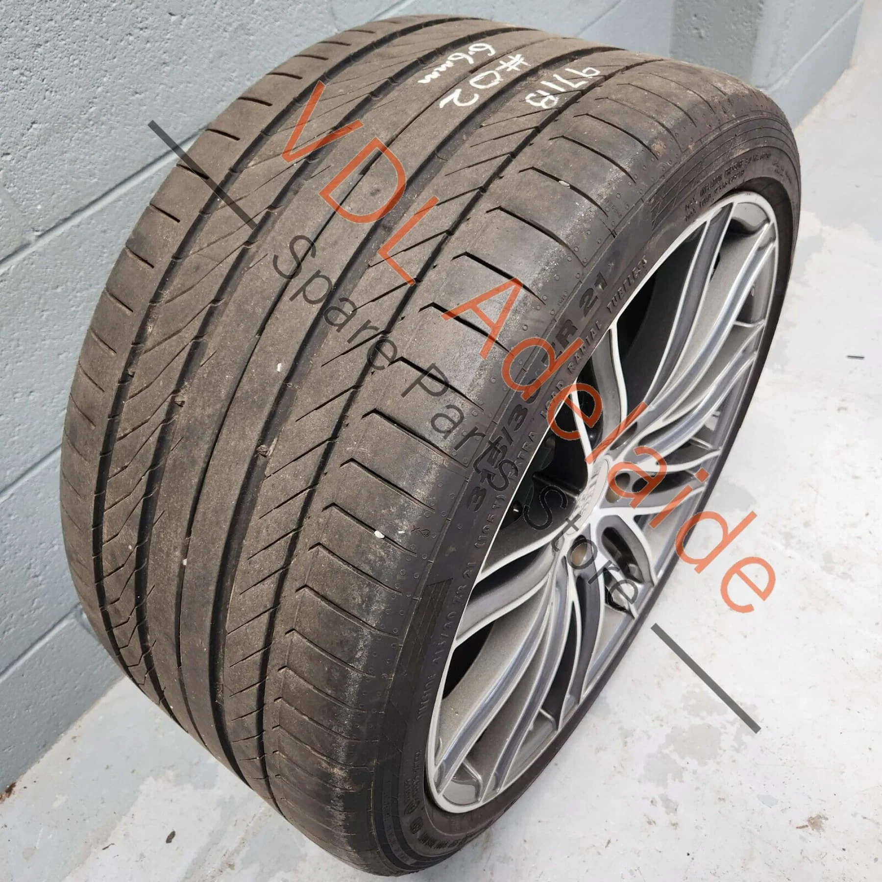 Porsche Panamera 971 Rear Alloy Wheel 21 x 11.5 ET 69 Turbo Design #02 - Image 6
