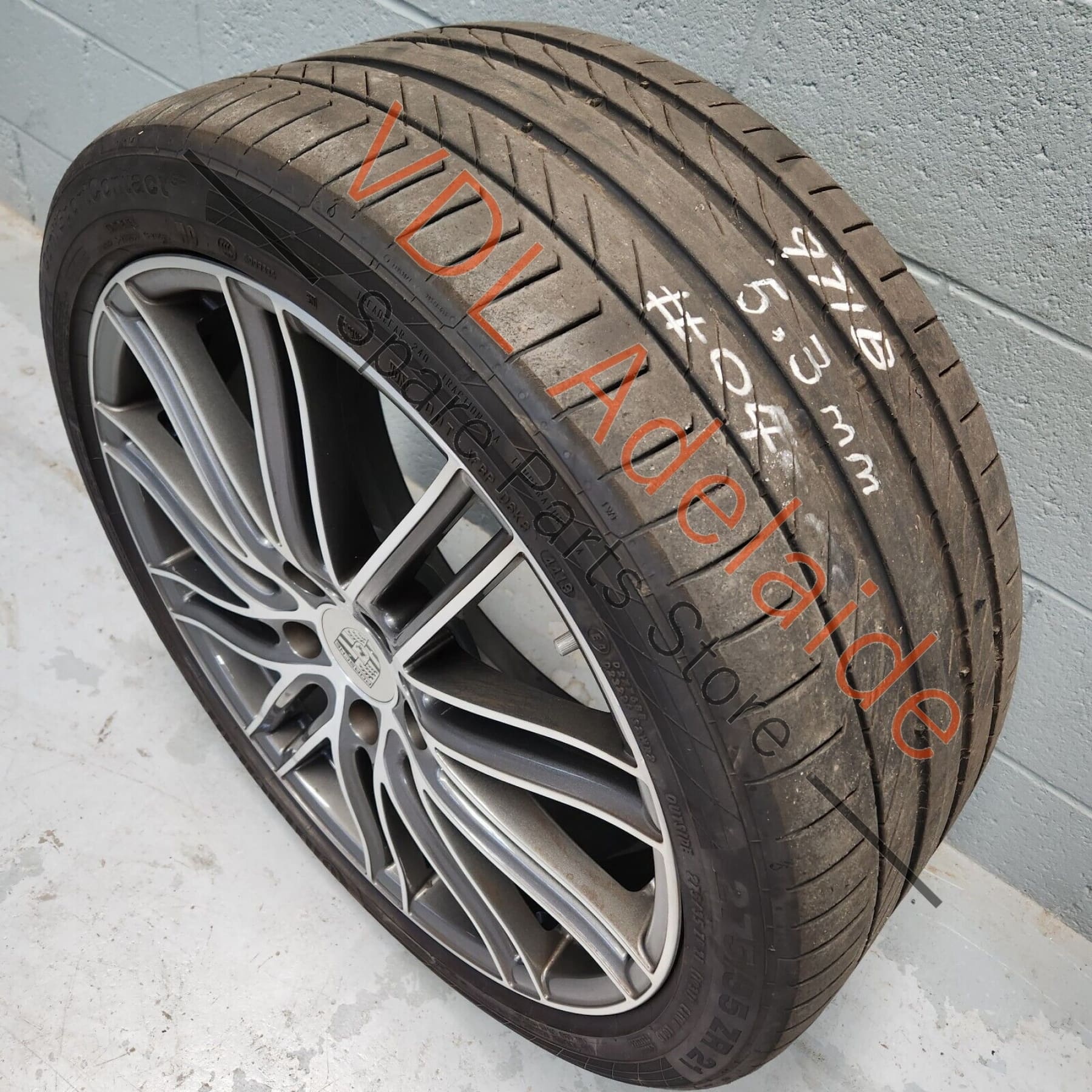 Porsche Panamera 971 Front Alloy Wheel 21 x 9.5 ET 69 Turbo Design #04 - Image 11