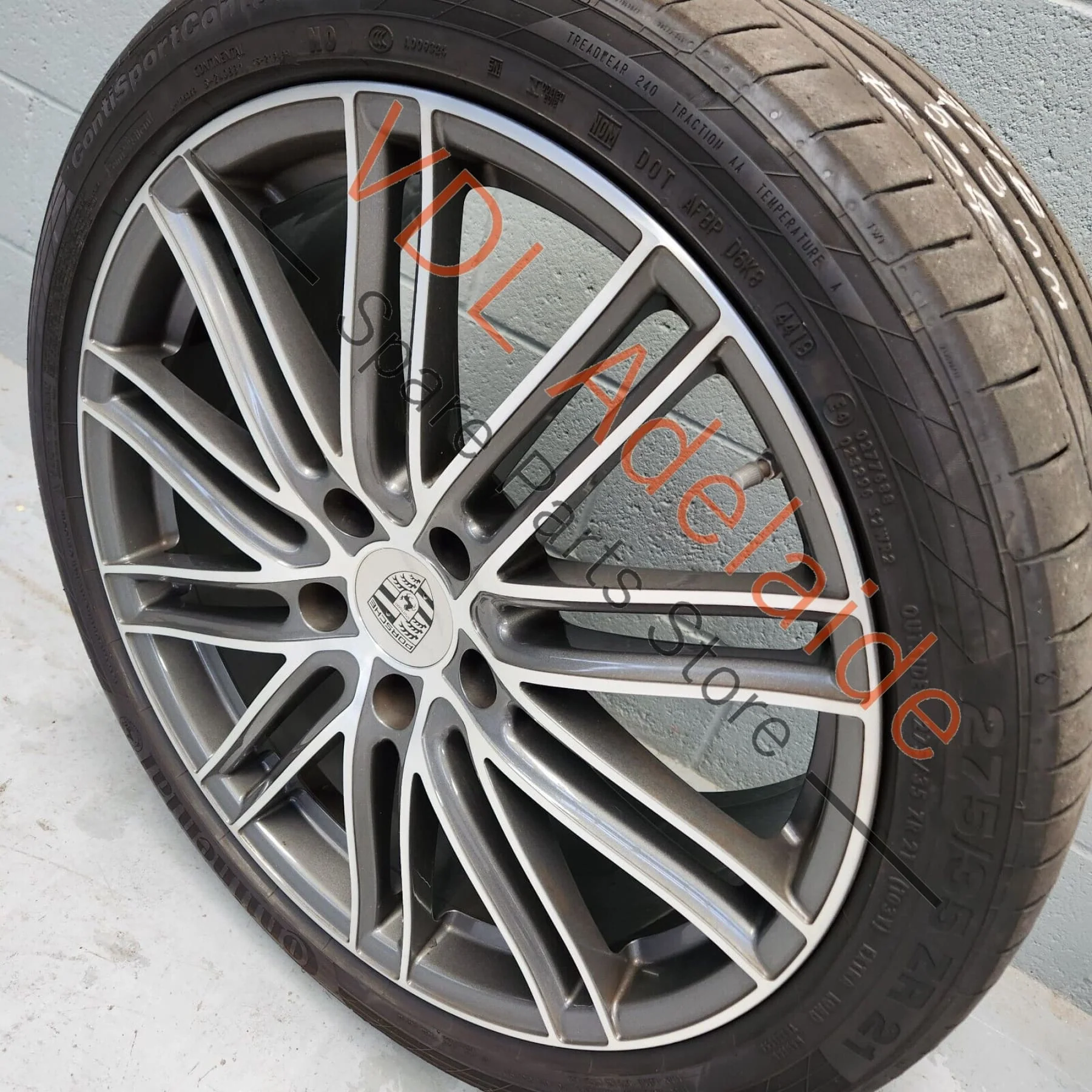 Porsche Panamera 971 Front Alloy Wheel 21 x 9.5 ET 69 Turbo Design #04 - Image 2