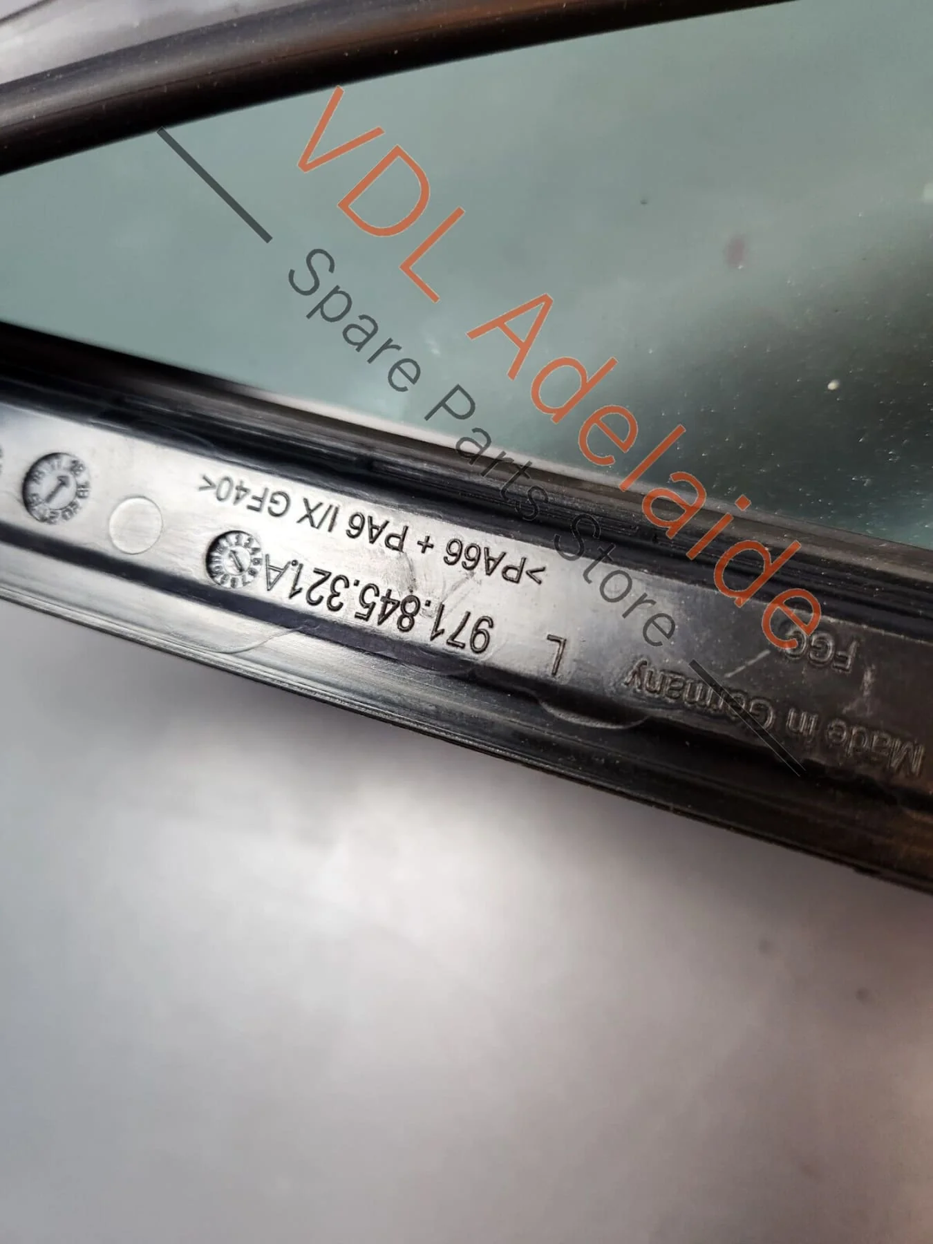 Porsche Panamera 971 Front Left Door Fixed Quarter Window Glass 971845113 - Image 6