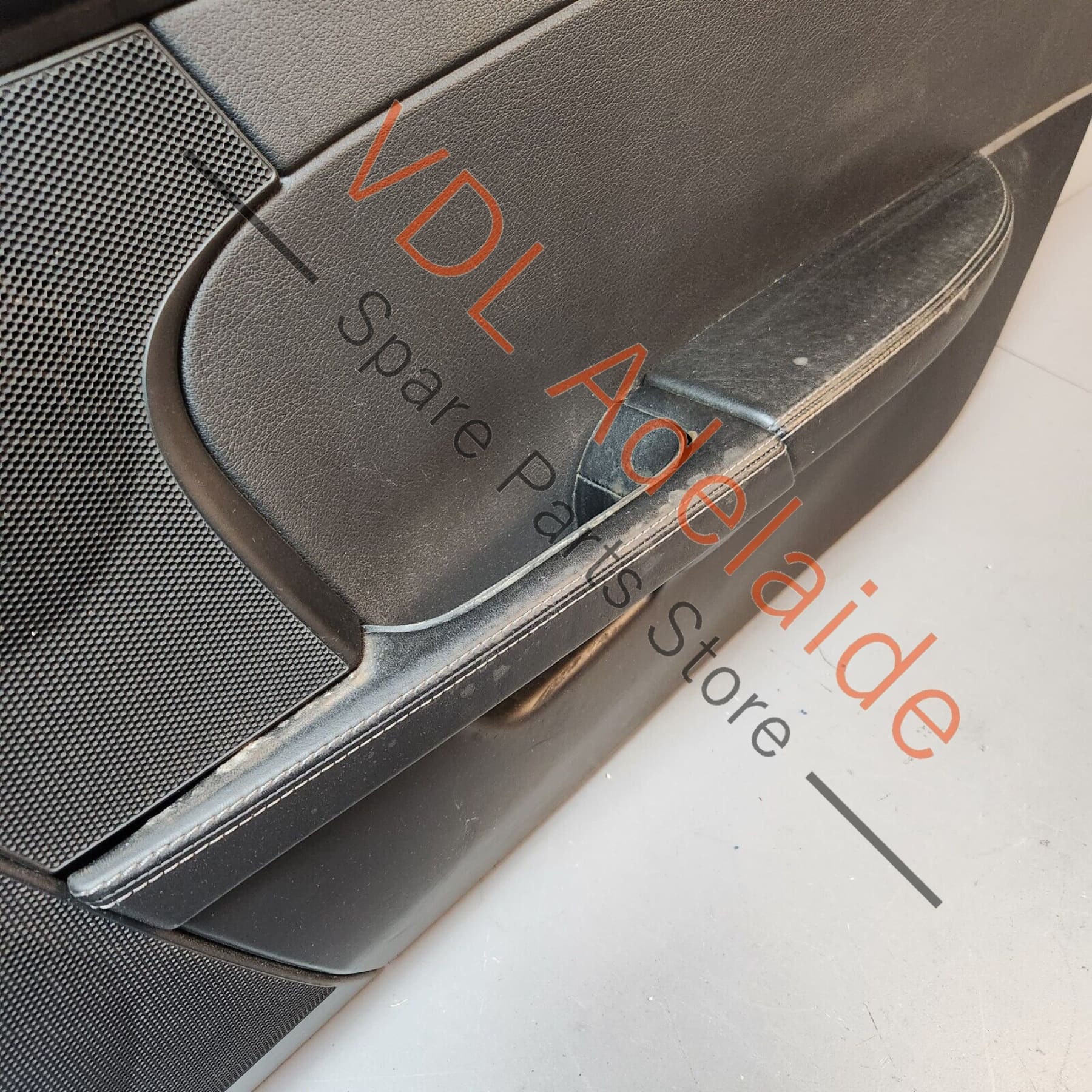 Porsche Cayman R 987 Right Side Door Panel Card Interior Trim Black Leather - Image 13