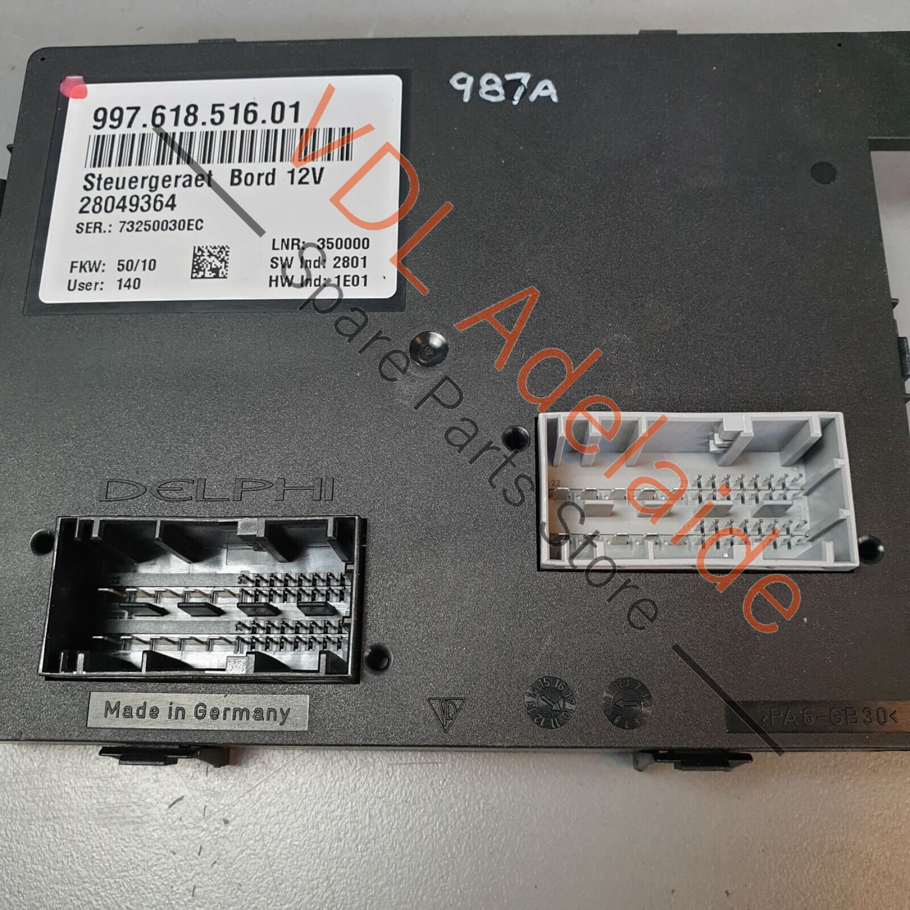 Porsche Cayman R 987 997 Onboard Supply Control Unit Module 99761851601 - Image 6
