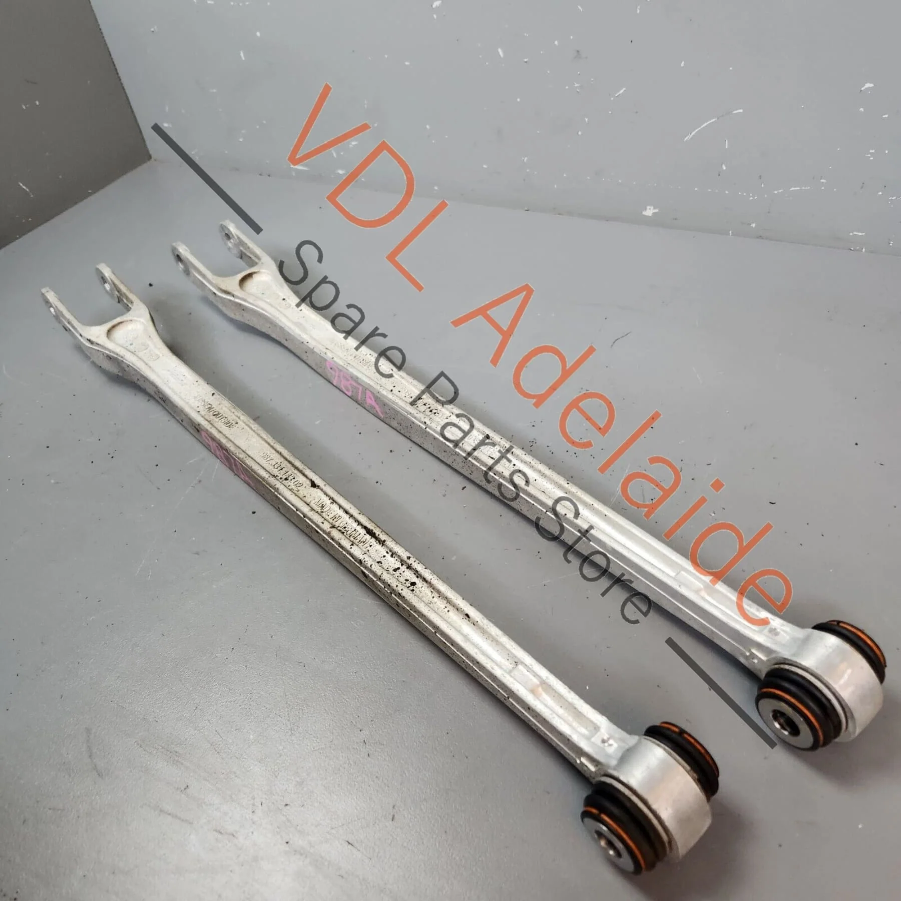 Porsche Cayman R 987 Pair of Rear Suspension Lower Control Arms 98733104303 - Image 7