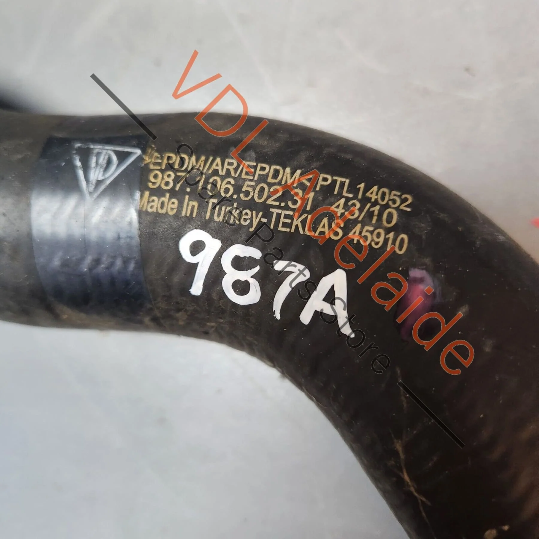 Porsche Cayman R 987 Coolant Return Hose 98710650231 - Image 9