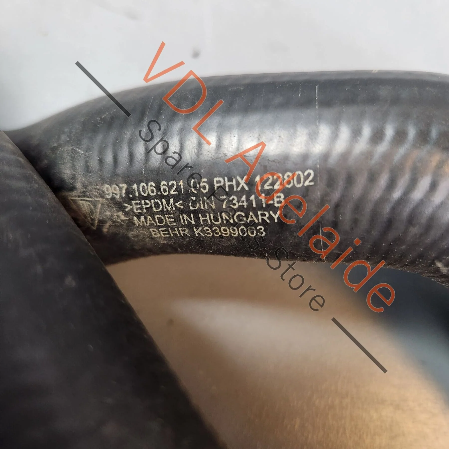 Porsche Cayman R 987 Left Radiator Coolant Hose 99710662504 99710662105 - Image 12