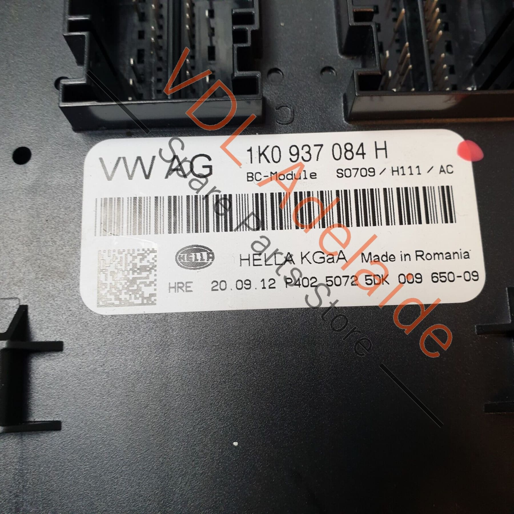 VW Golf R MK6 Control Unit BCM for Conv. System & OB Power Supply 1K0937084H 1K0937087AE - Image 2