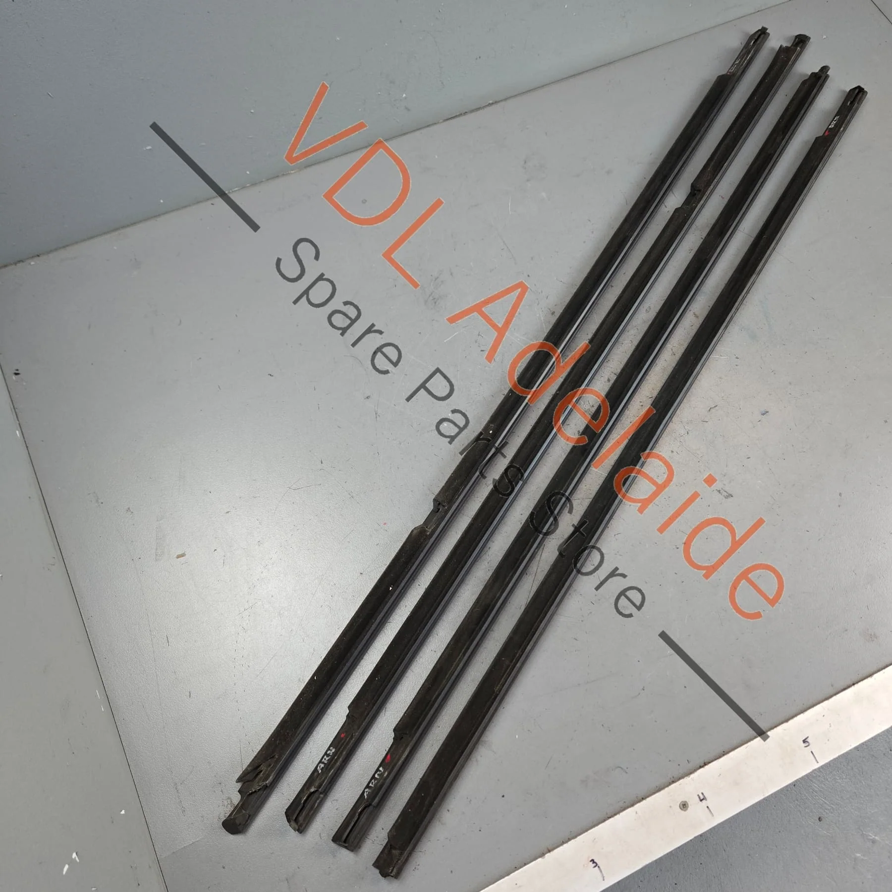 VW Golf MK7 Window Aperture Slot Seal Lower Moulding for Door Set of 4 - Image 11