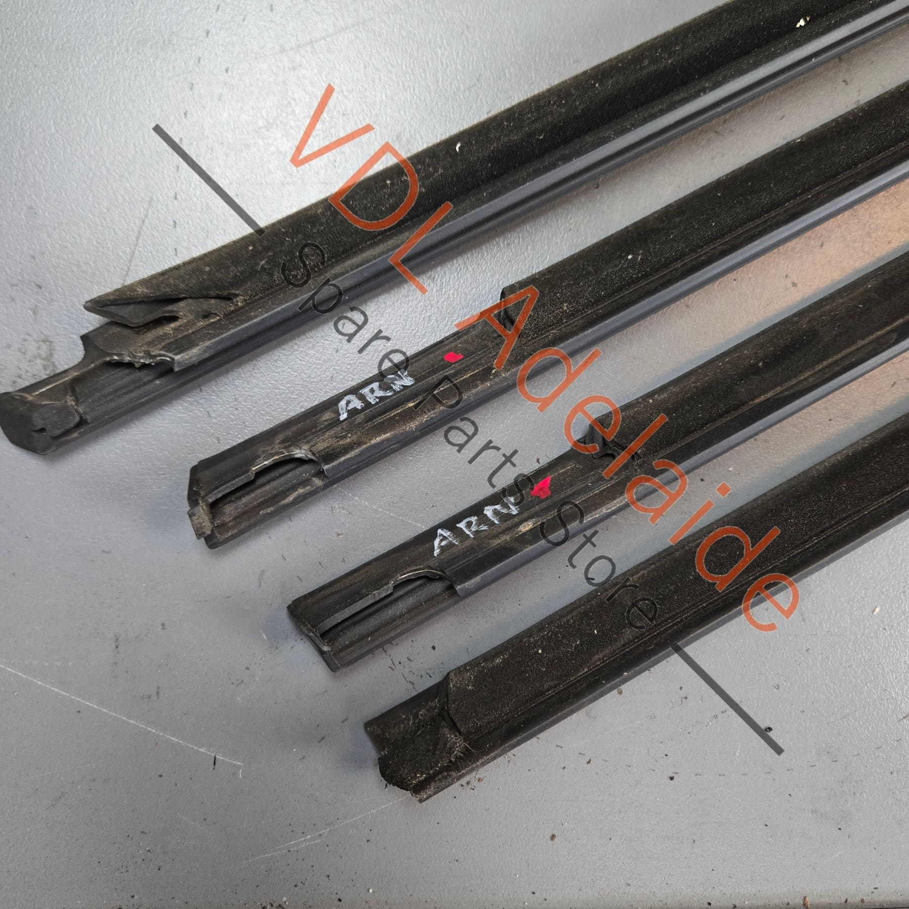 VW Golf MK7 Window Aperture Slot Seal Lower Moulding for Door Set of 4 - Image 12