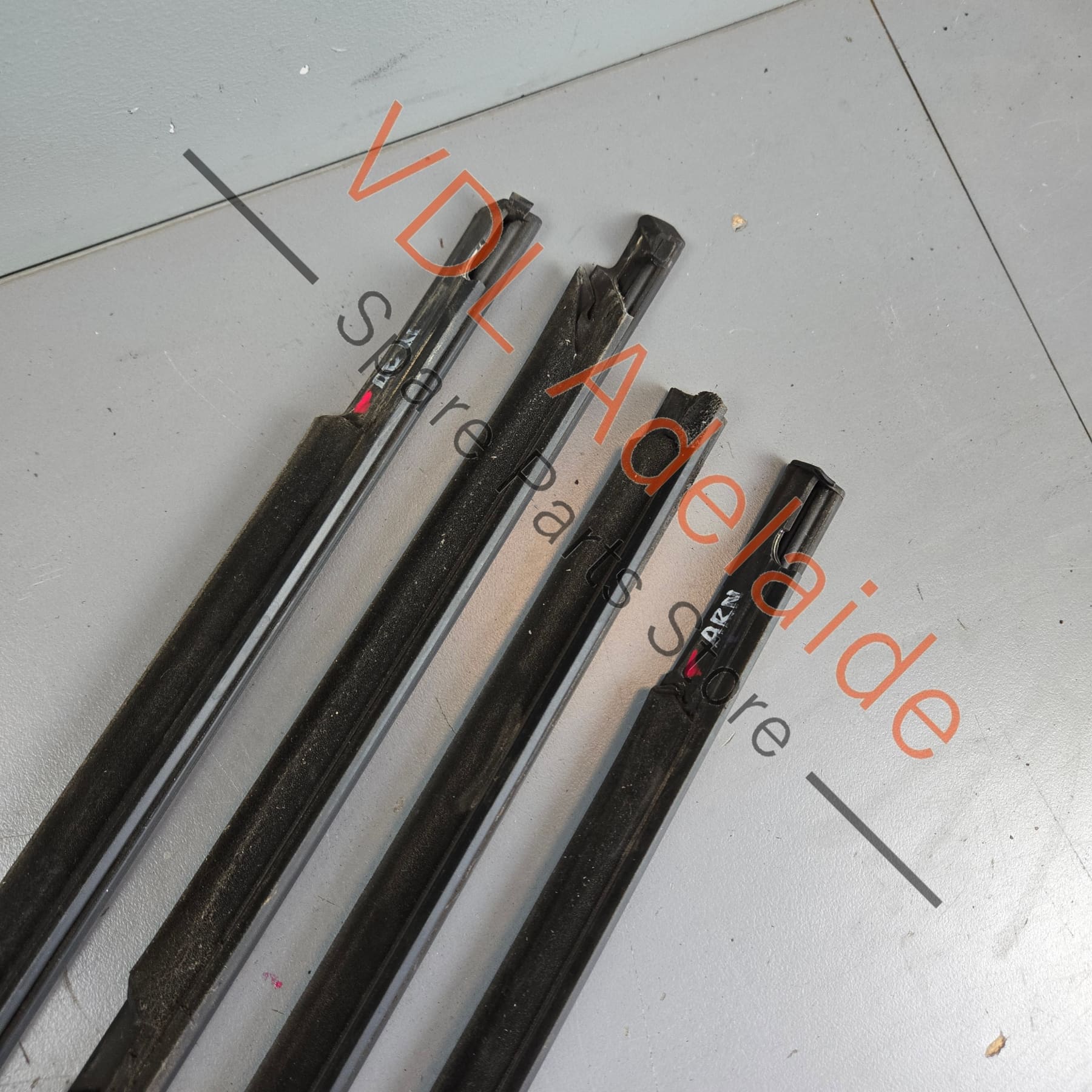 VW Golf MK7 Window Aperture Slot Seal Lower Moulding for Door Set of 4 - Image 14