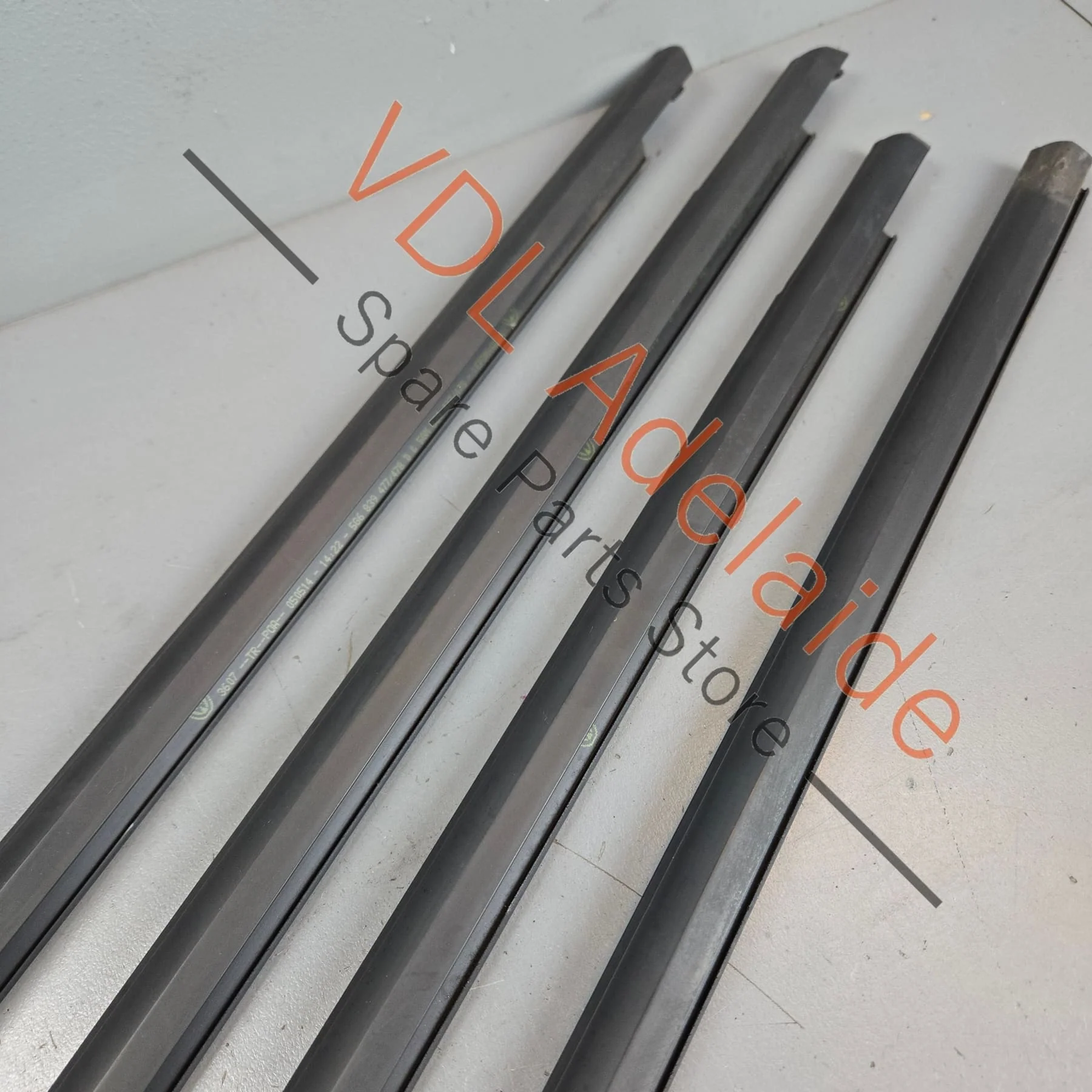 VW Golf MK7 Window Aperture Slot Seal Lower Moulding for Door Set of 4 - Image 6