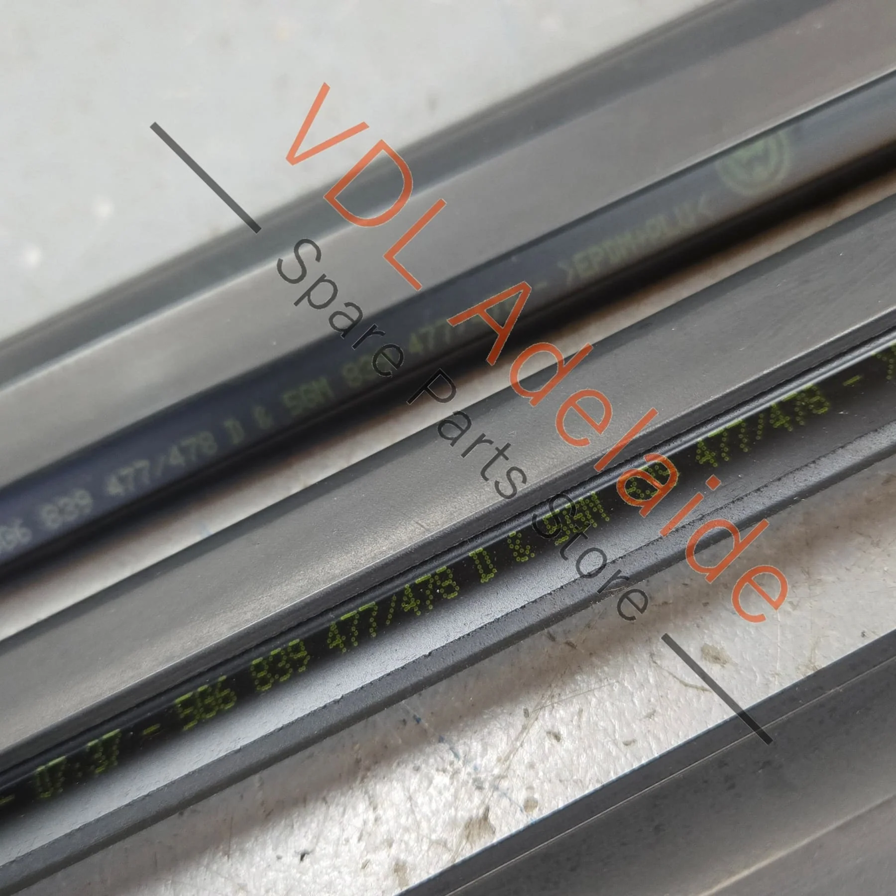 VW Golf MK7 Window Aperture Slot Seal Lower Moulding for Door Set of 4 - Image 9