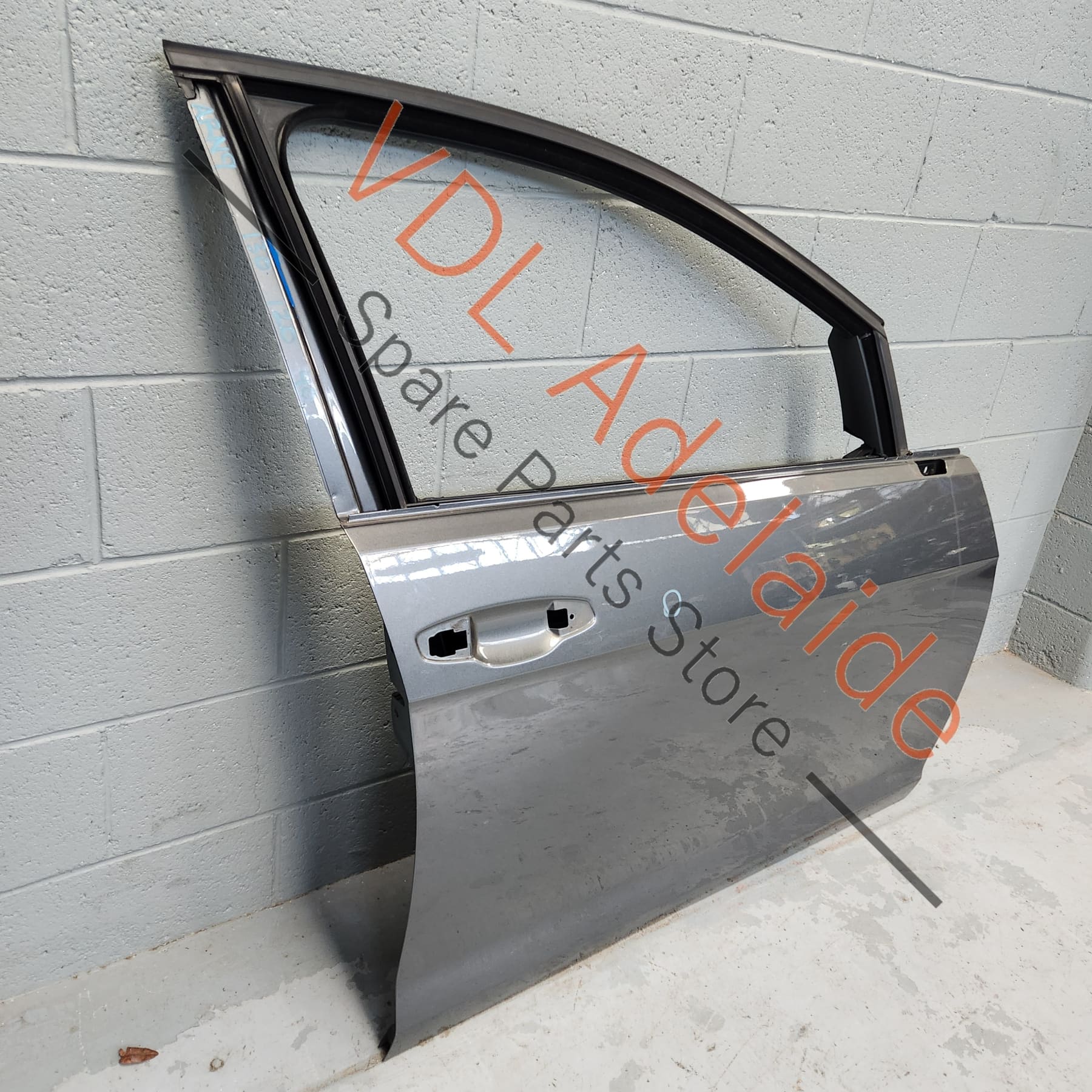 VW Golf MK7 7.5 Front Right Door Shell Panel Indium Grey LR7H - Image 4
