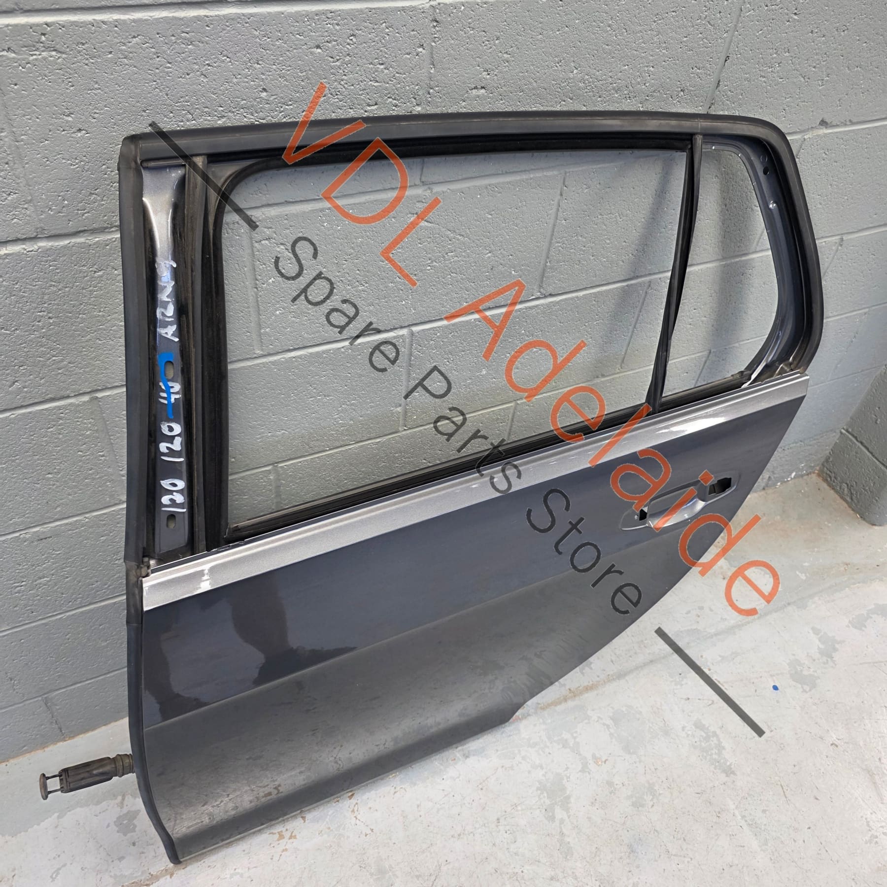 VW Golf MK7 7.5 Rear Left Door Shell Panel Indium Grey LR7H - Image 2