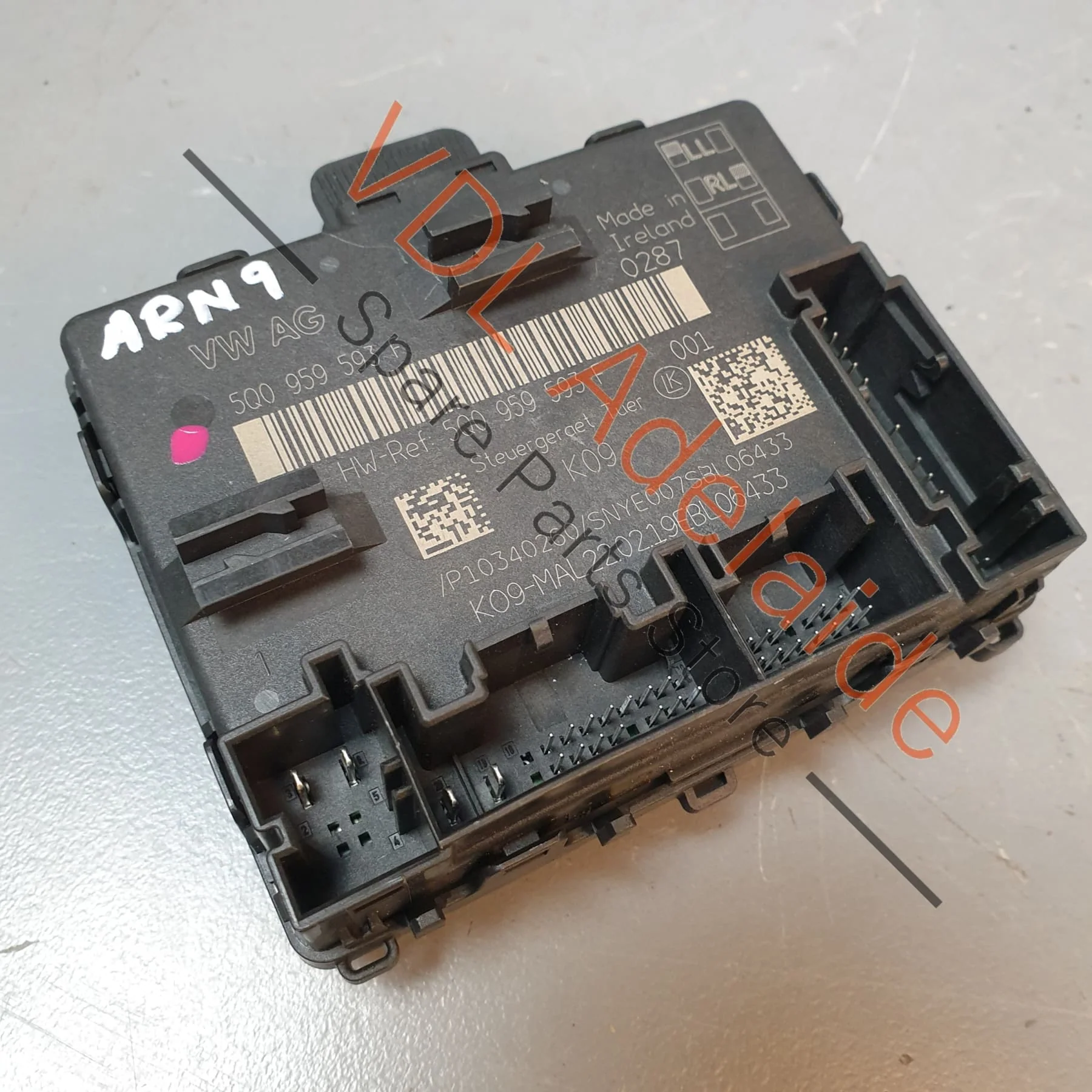 VW Golf MK7 7.5 Front Drivers Door Control Module for RHD 5Q0959593F