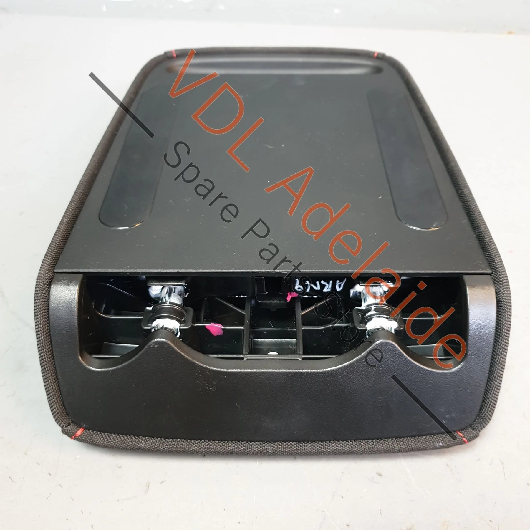 VW Golf MK7 Gti Cloth Black with Red Stitch Centre Middle Armrest 5G0864207F BDL - Image 4