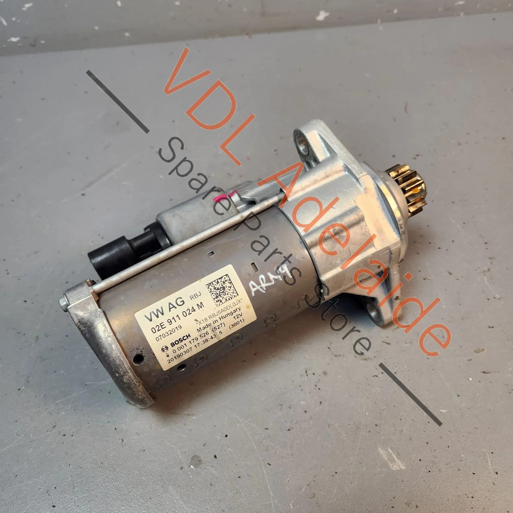 VW Volkswagen Audi Starter Motor 1.5kw 02E911024M 02E911024P