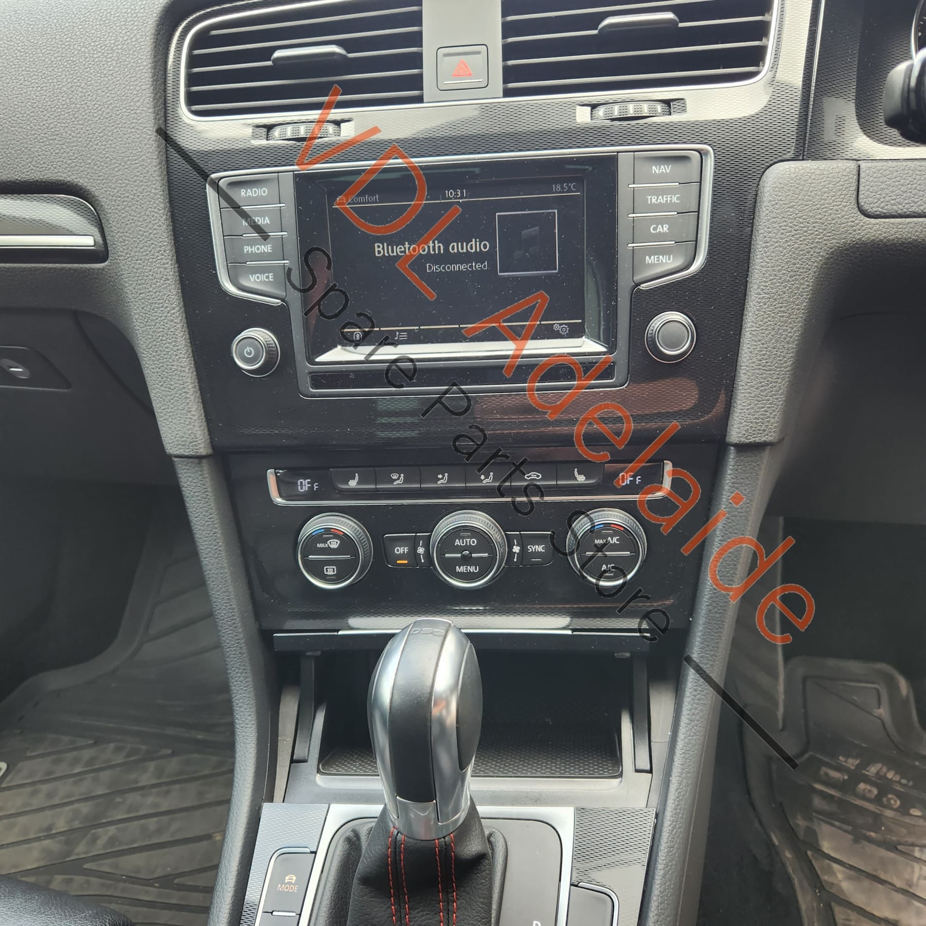 VW Golf MK7 AC Control Swith Cover Interior Trim 5G2863100 5G2863042C - Image 3