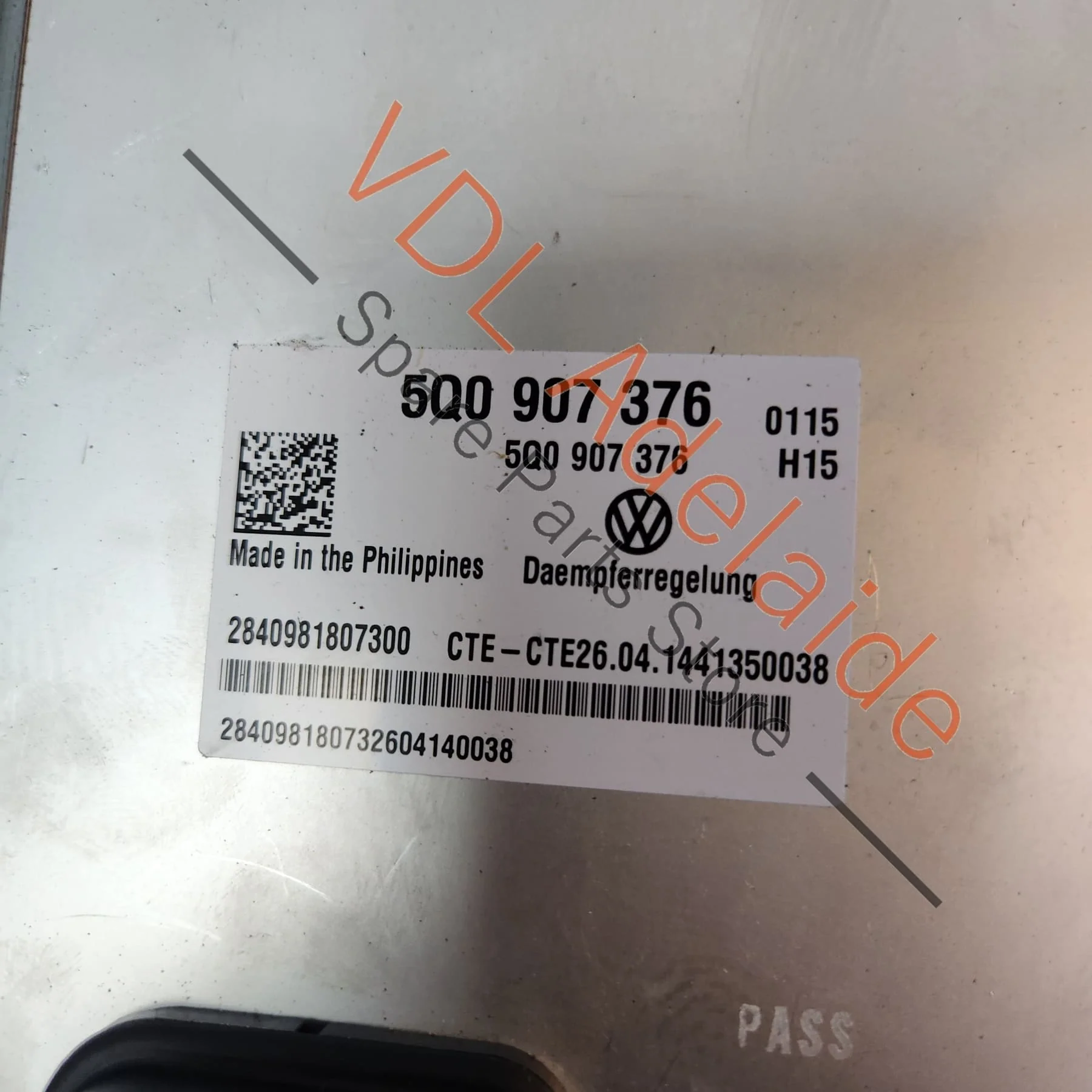 VW Golf MK7 DCC Active Suspension Control Unit Module for electronic regulated damping 5Q0907376 5Q0907376B - Image 5