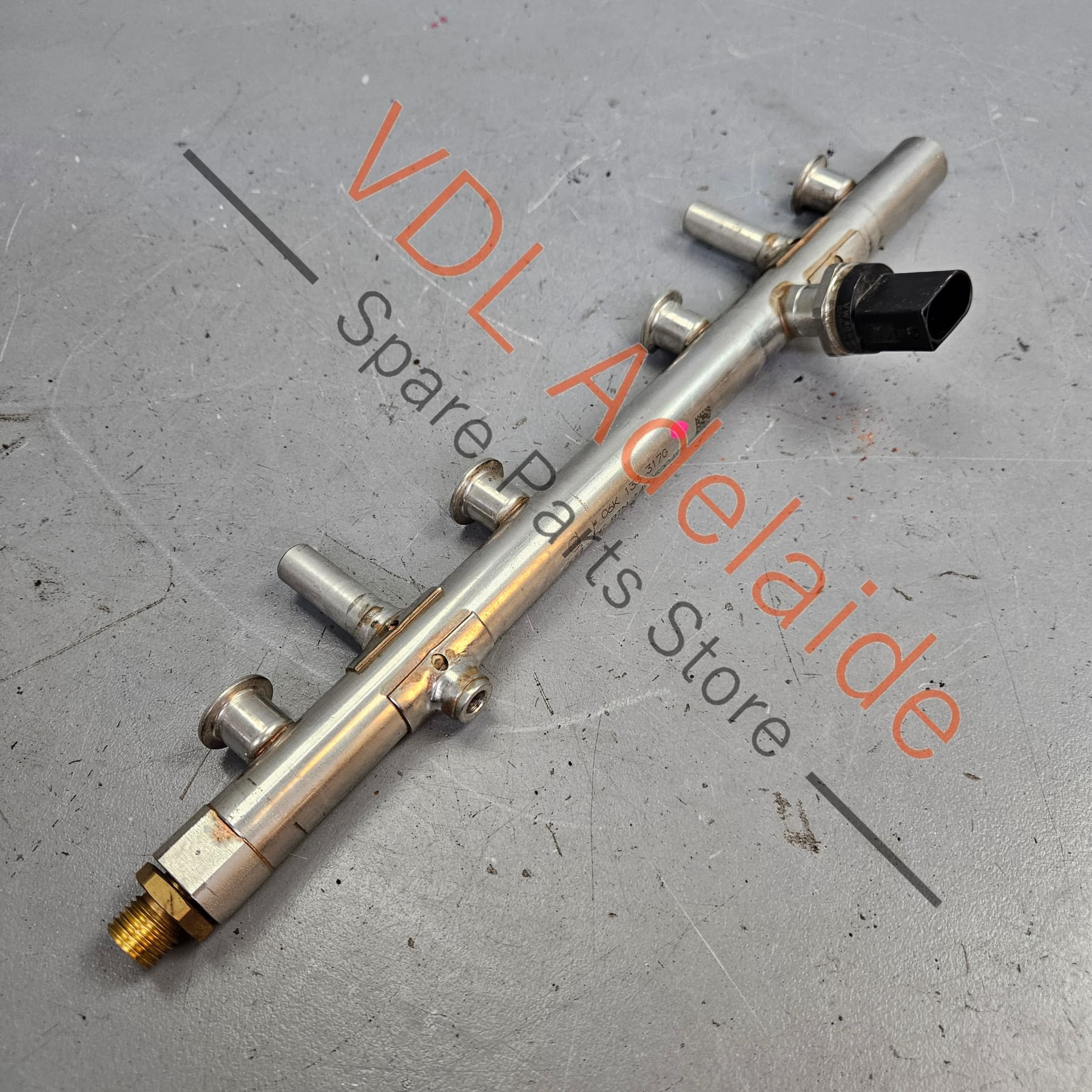 VW Audi High Pressure Sensor 06J906054J & Fuel Rail 06K133317G 06K133317AB - Image 2