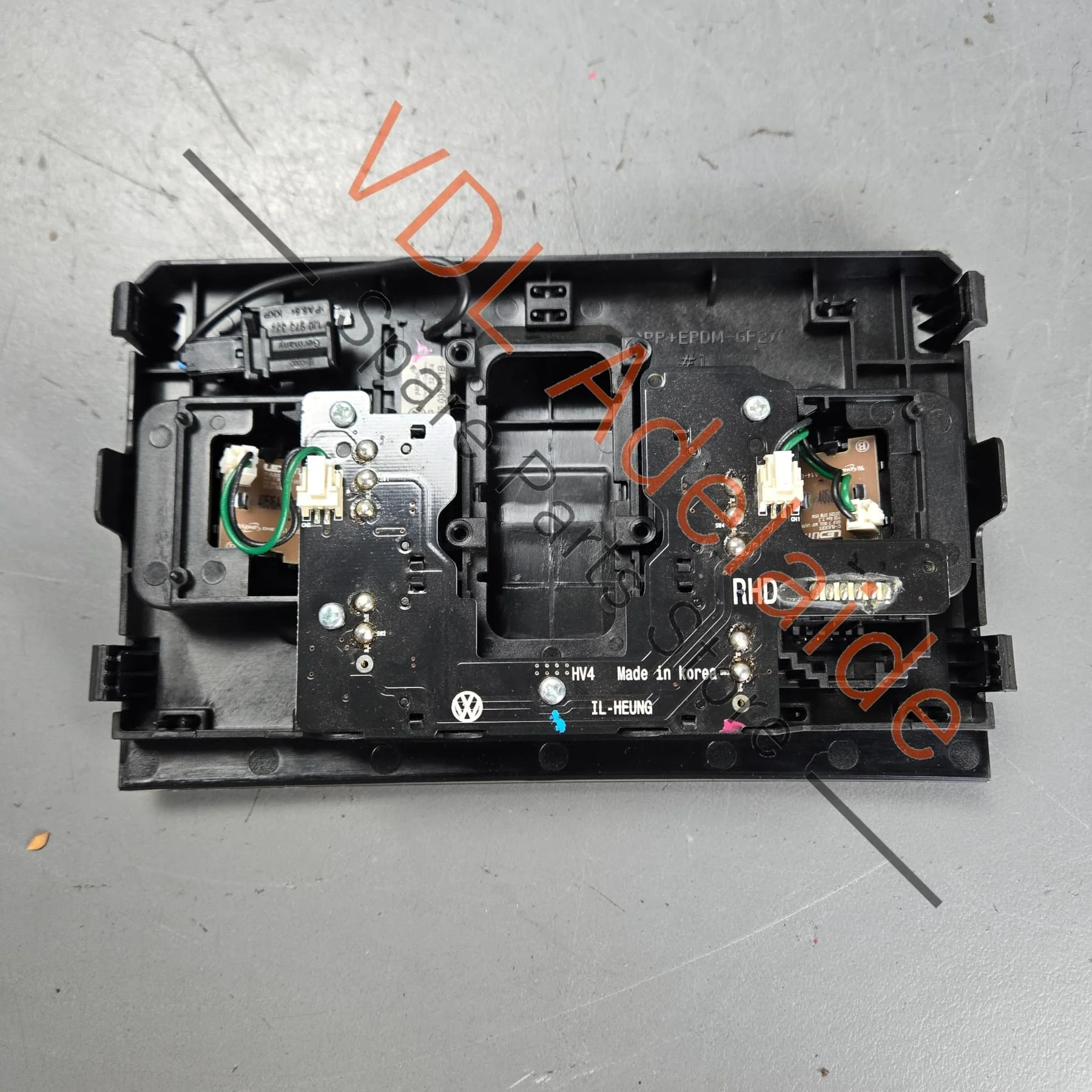 VW Golf Mk7 LED Front Interior & Reading Light Black 5G2947105Q - Image 6