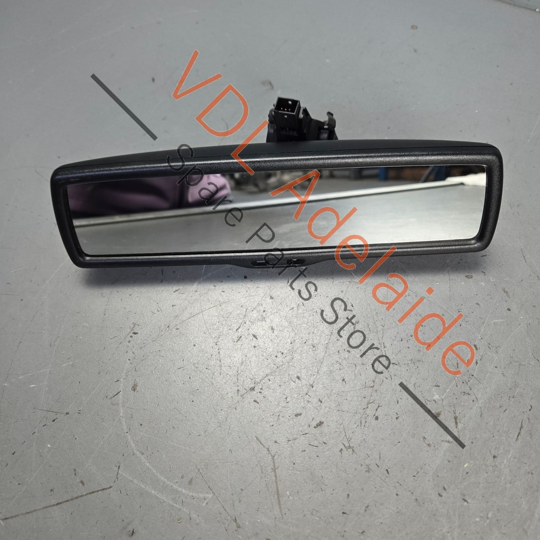 VW Golf Mk7 Interior Rear View Mirror Automatic Anti-Dazzle Satin Black 7N0857511L - Image 2