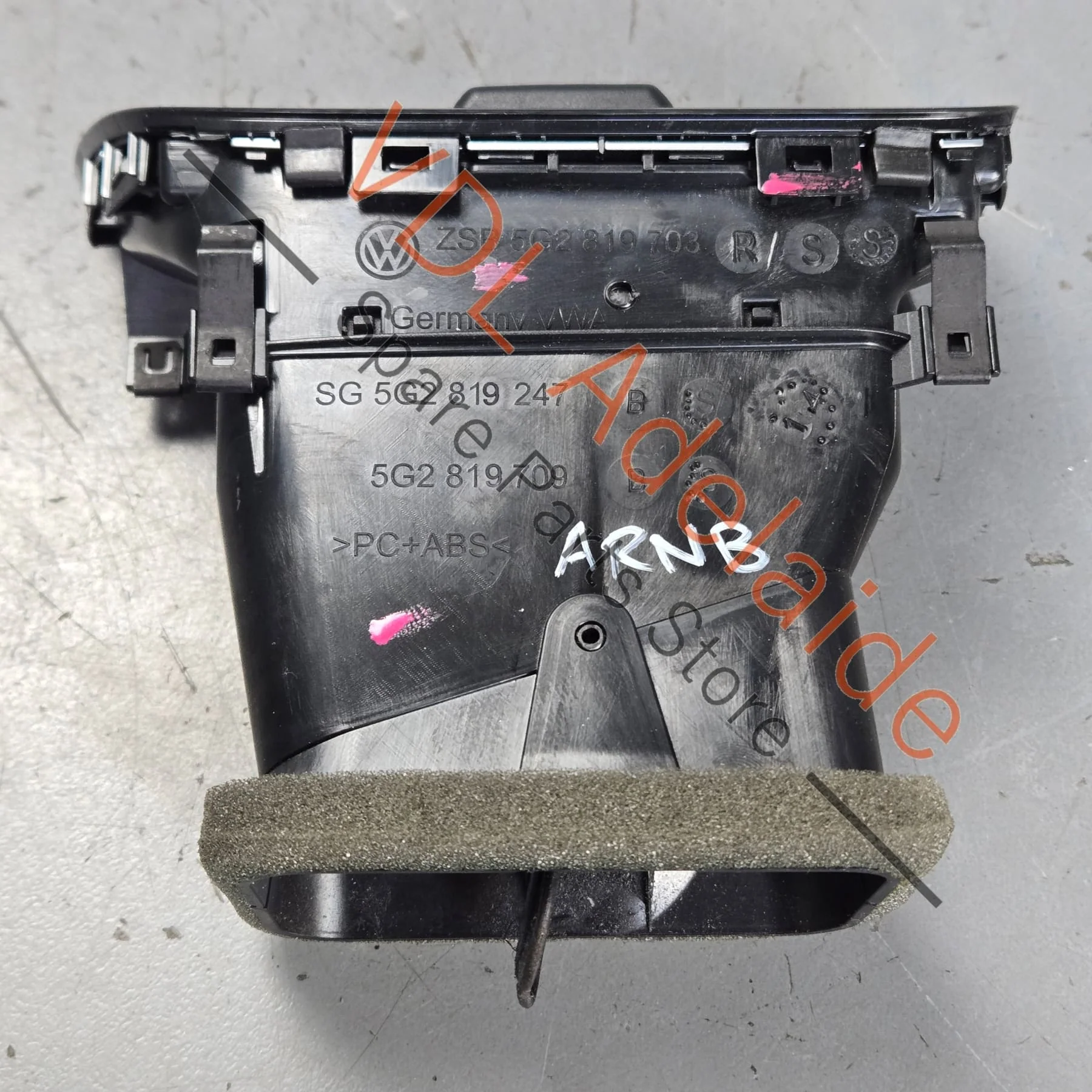 VW Golf Gti MK7 Left Side Passenger Dash Air Vent AC RHD 5G2819703R DAR - Image 4