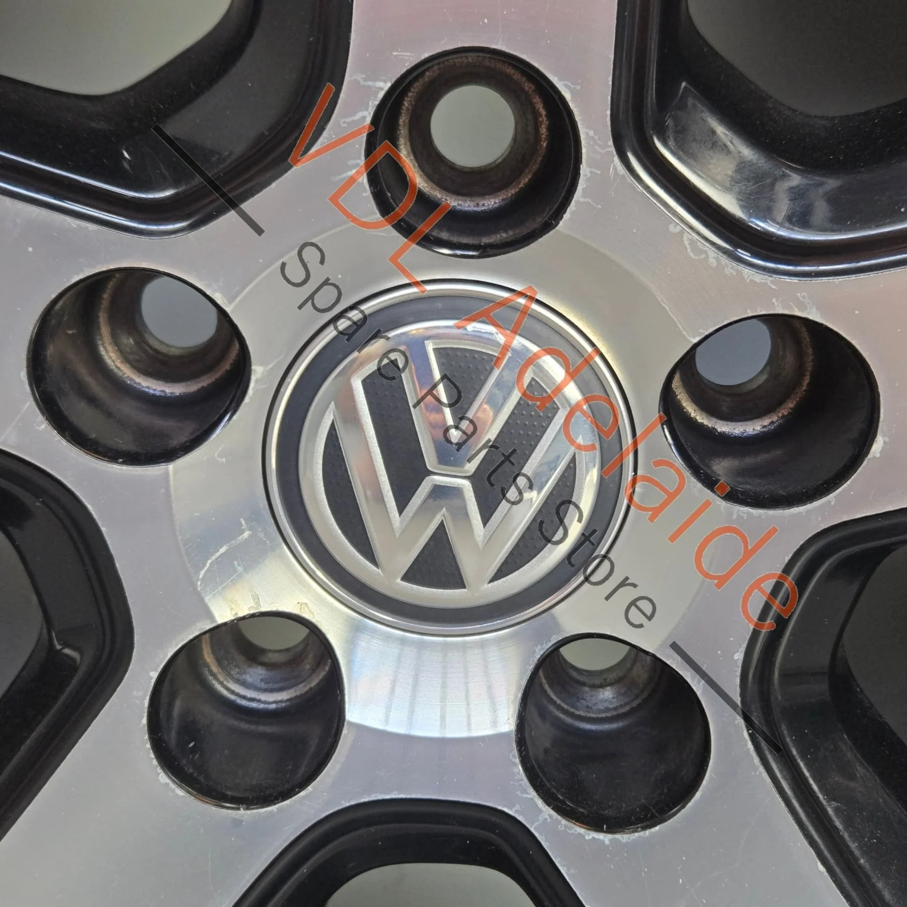 1x VW Golf GTi Mk7 18in x7.5in Alloy Wheel AUSTIN 5G0601025AS #03 - Image 4
