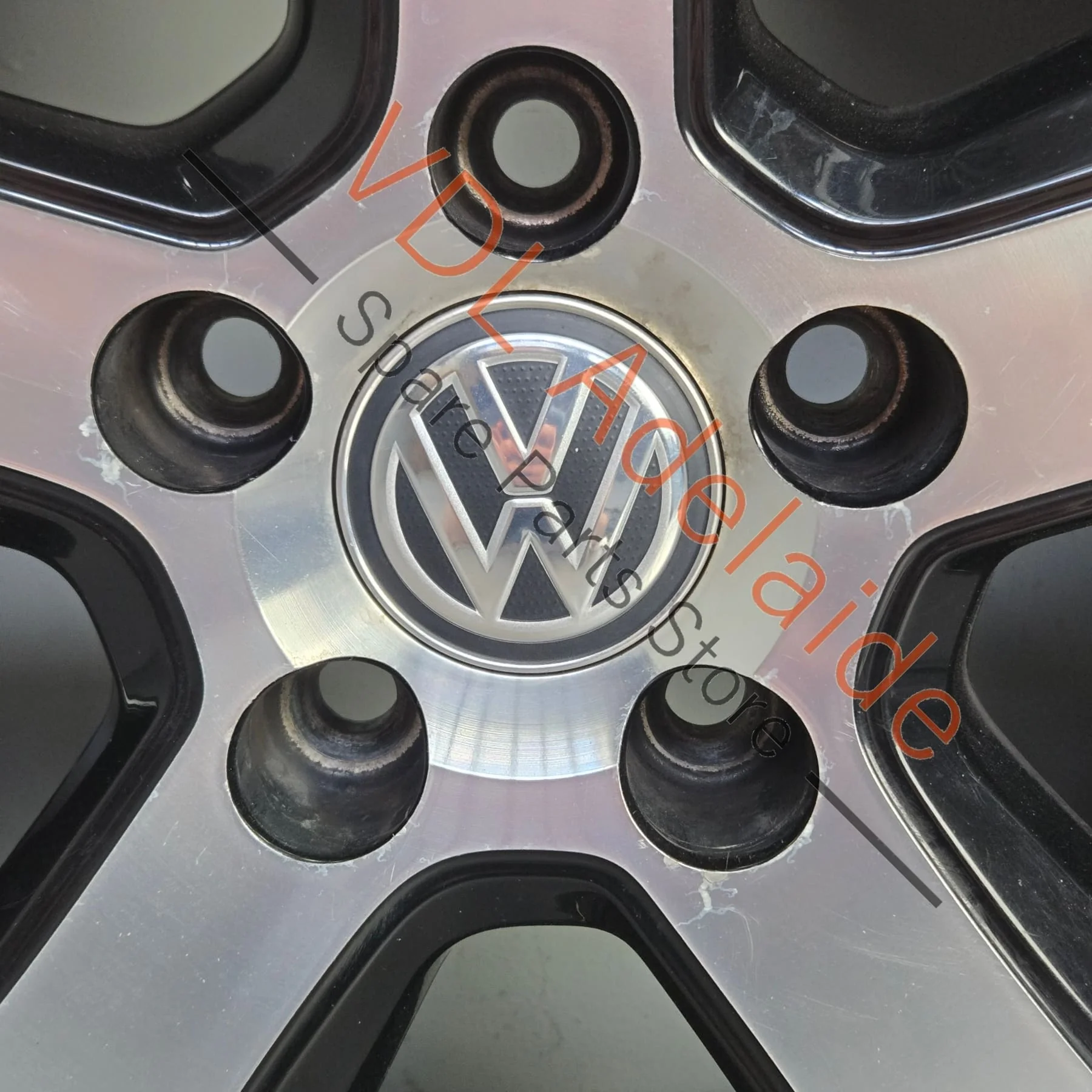 1x VW Golf GTi Mk7 18in x7.5in Alloy Wheel AUSTIN 5G0601025AS #04 - Image 3