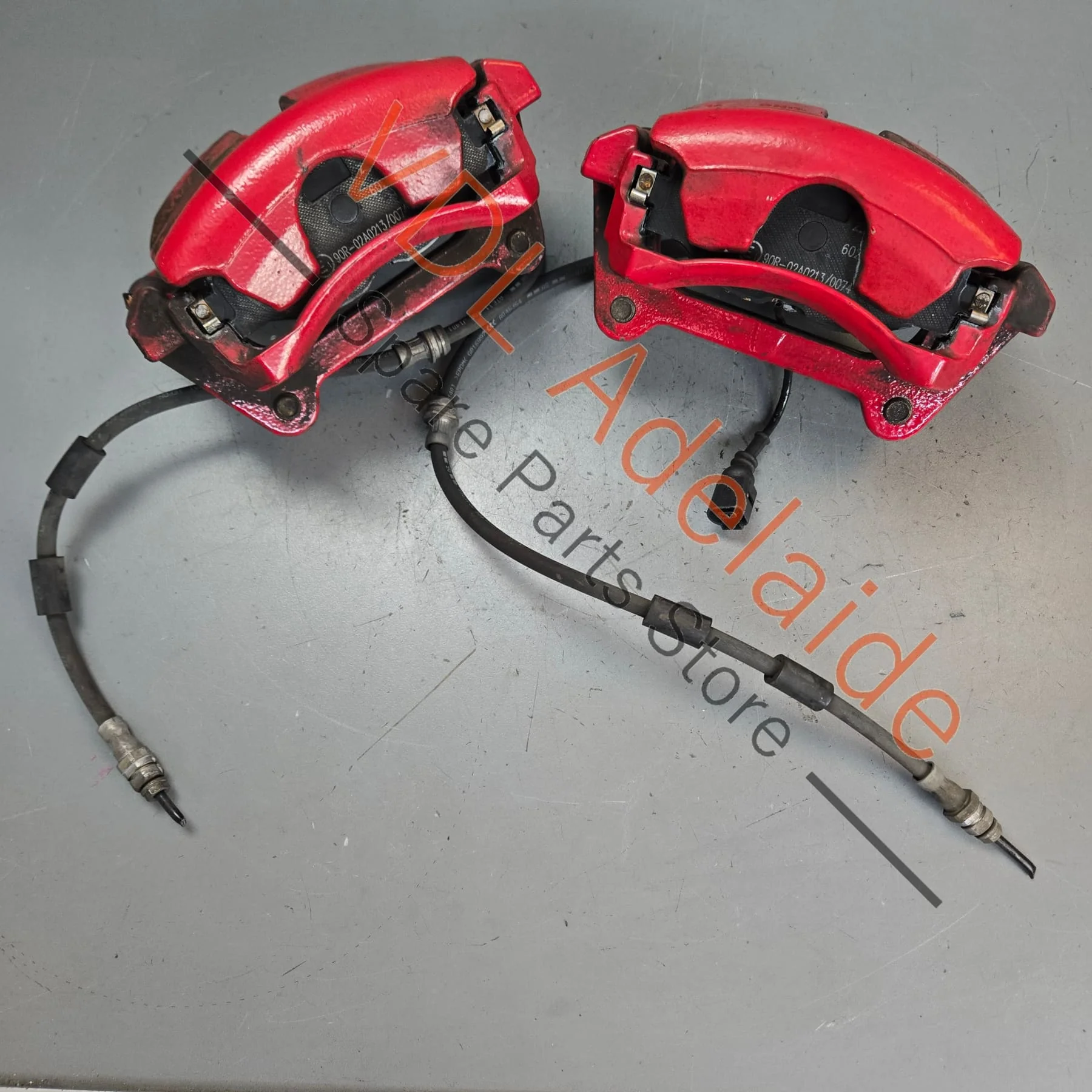 VW Golf Gti MK7 Front Red Brake Caliper Housing Pair 5G0615123 5G0615124C