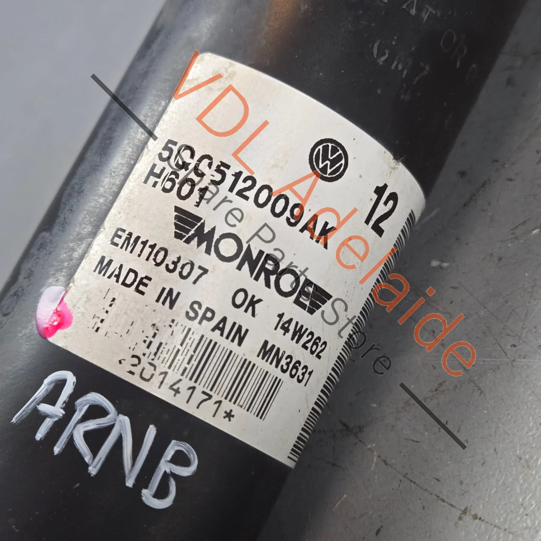 VW Golf GTi Mk7 Rear Shock Absorber Electronically Controlled Damper 5Q0512009AK 5Q0513045AK - Image 2