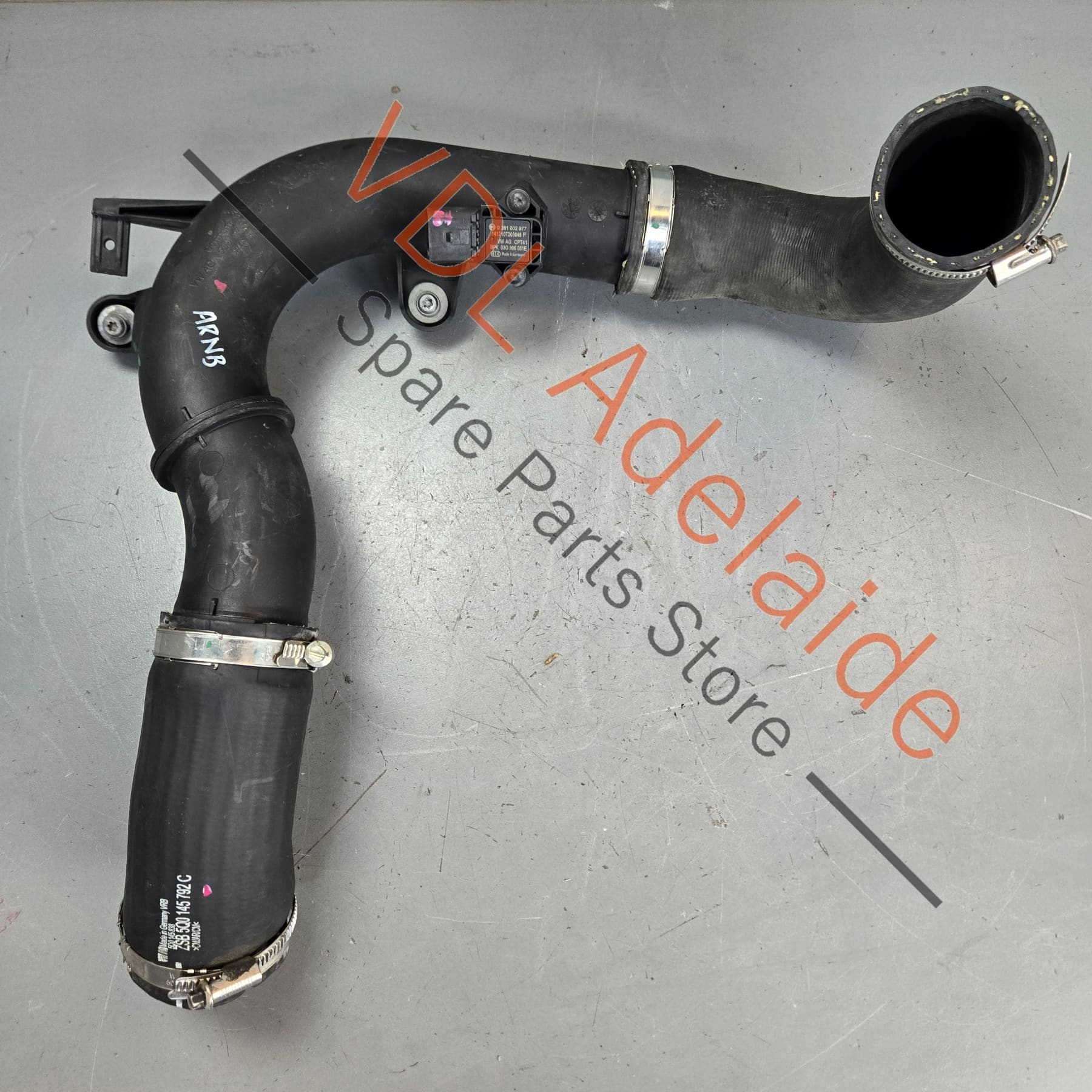 VW Golf MK7 Gti Right Side Charge Air Cooler Intercooler Pipe Hose 5Q0145770B 6C0145770A - Image 3