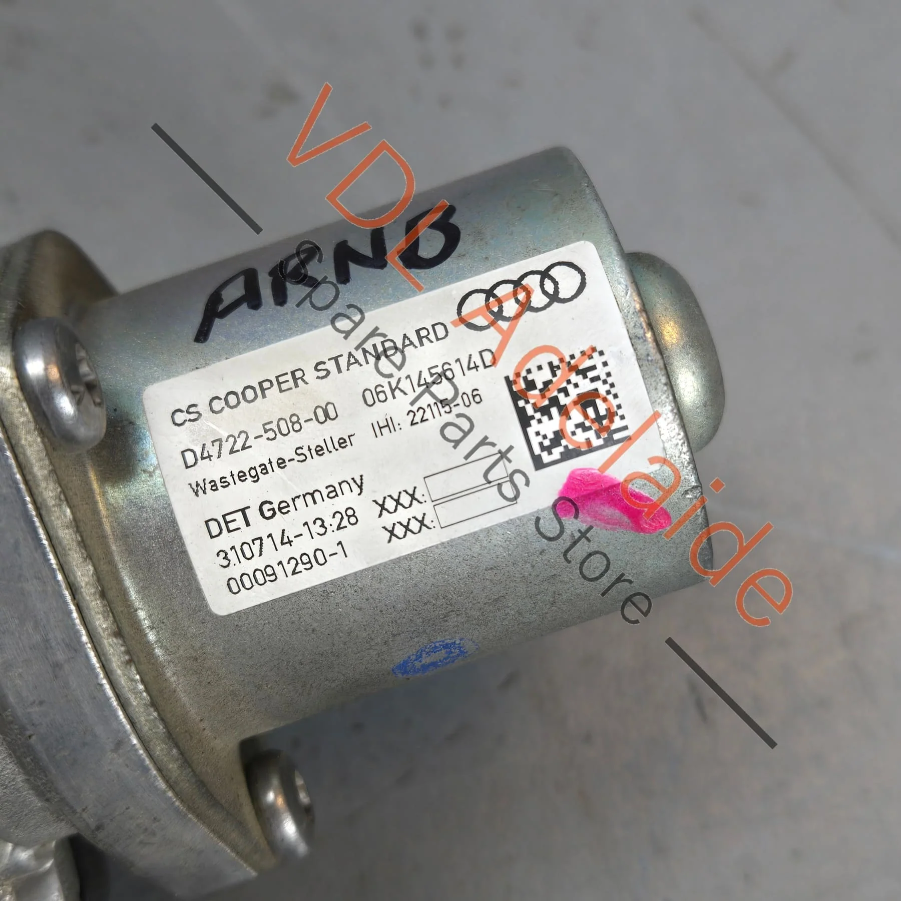 VW Audi Turbocharger Turbo Wastegate Actuator 06K145614D - Image 2