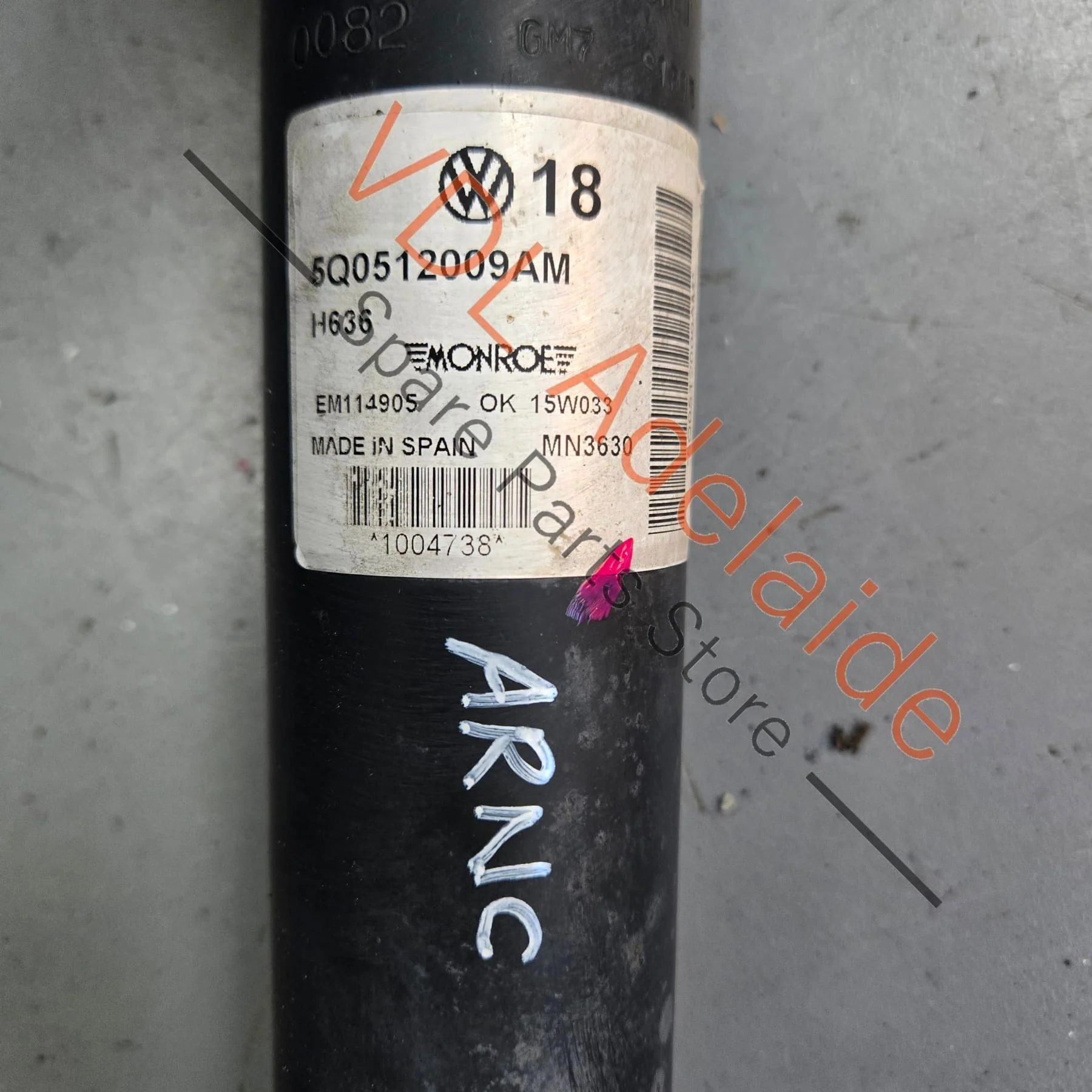 VW Golf R Rear DCC Active Electronic Shock Absorber 5Q0513045AM - Image 2